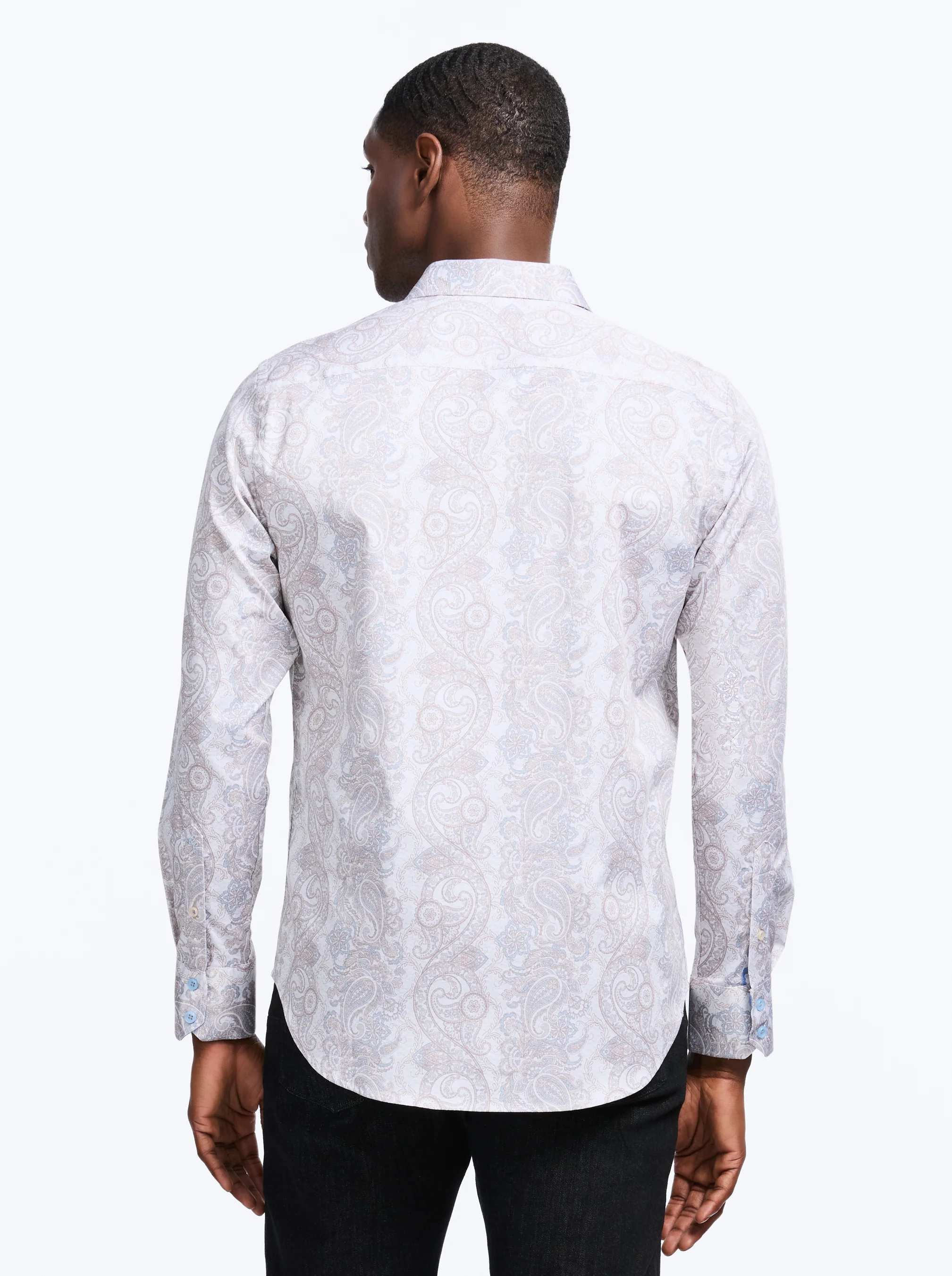 AUBERRY LONG SLEEVE BUTTON DOWN SHIRT - Image 3