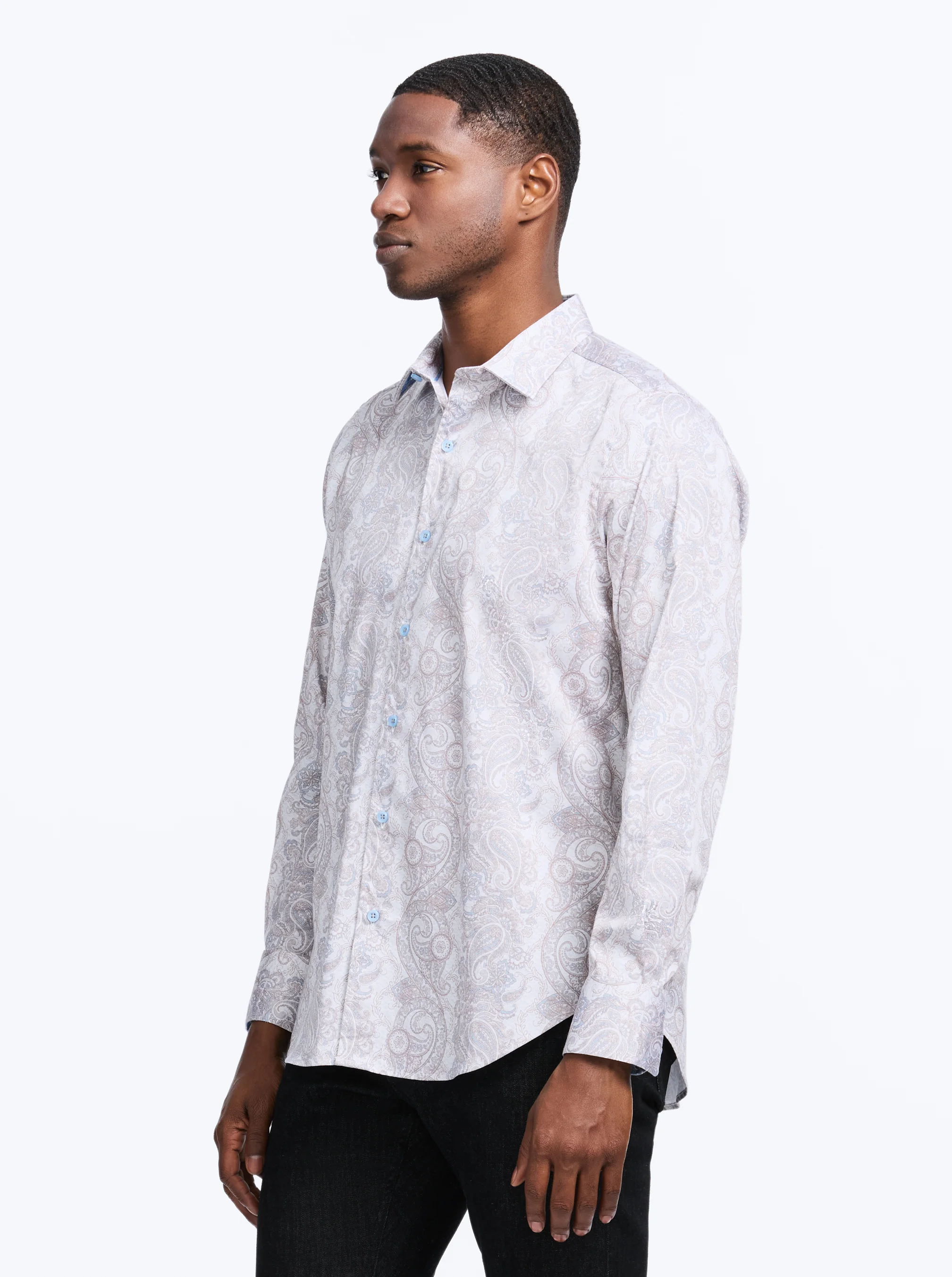 AUBERRY LONG SLEEVE BUTTON DOWN SHIRT - Image 5