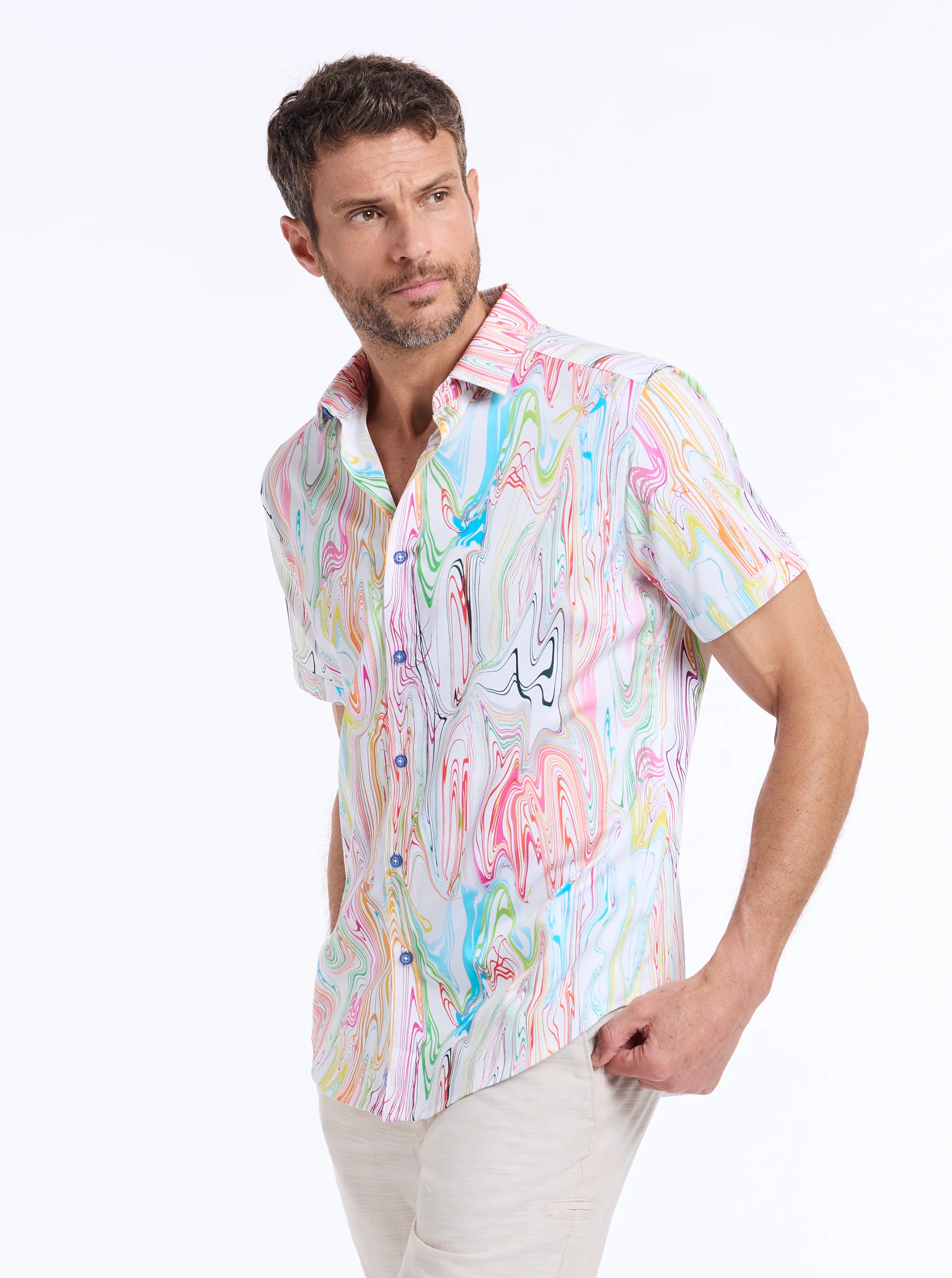 BELLENDEN SHORT SLEEVE BUTTON DOWN SHIRT - Image 6