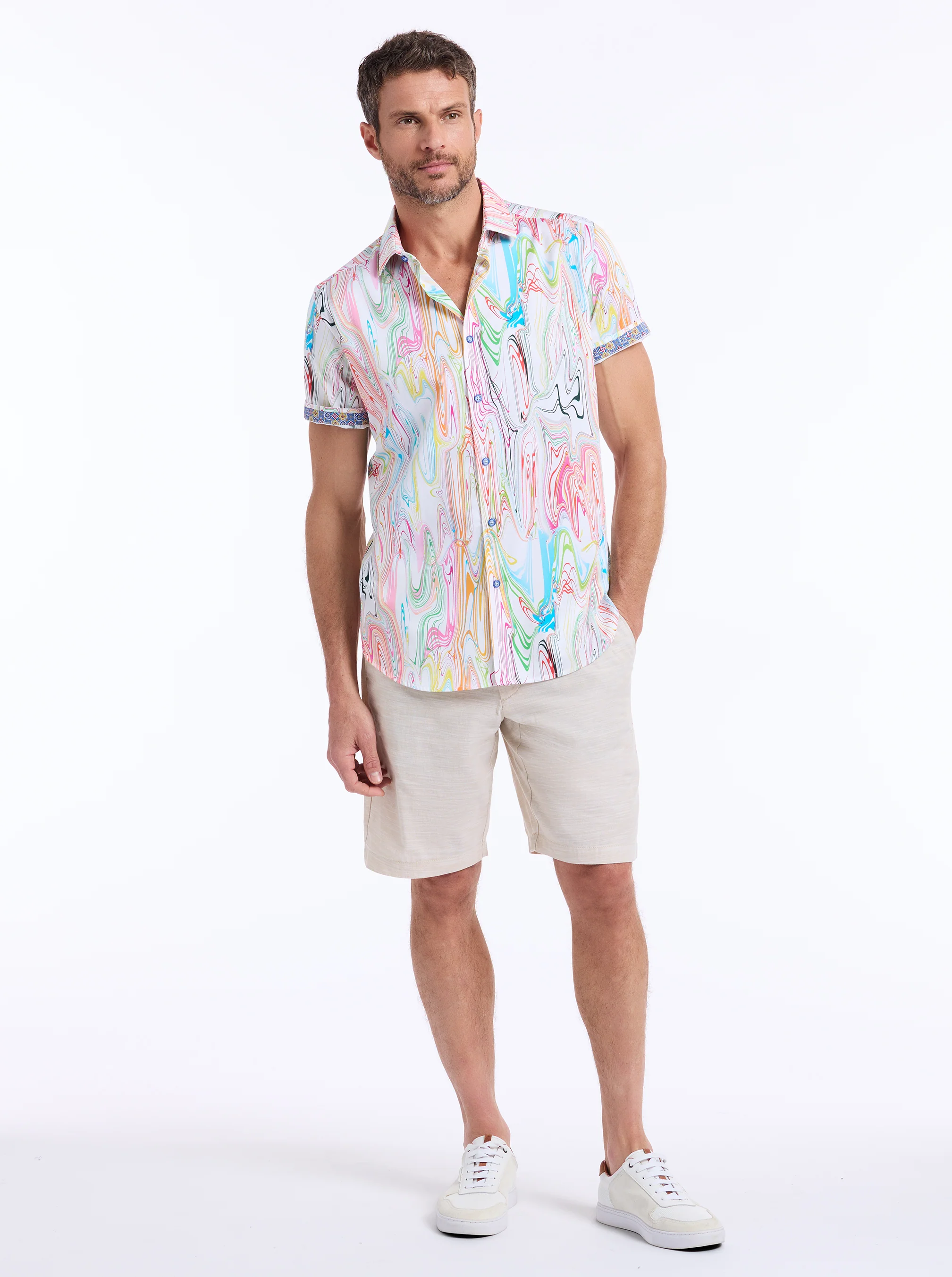 BELLENDEN SHORT SLEEVE BUTTON DOWN SHIRT - Image 7