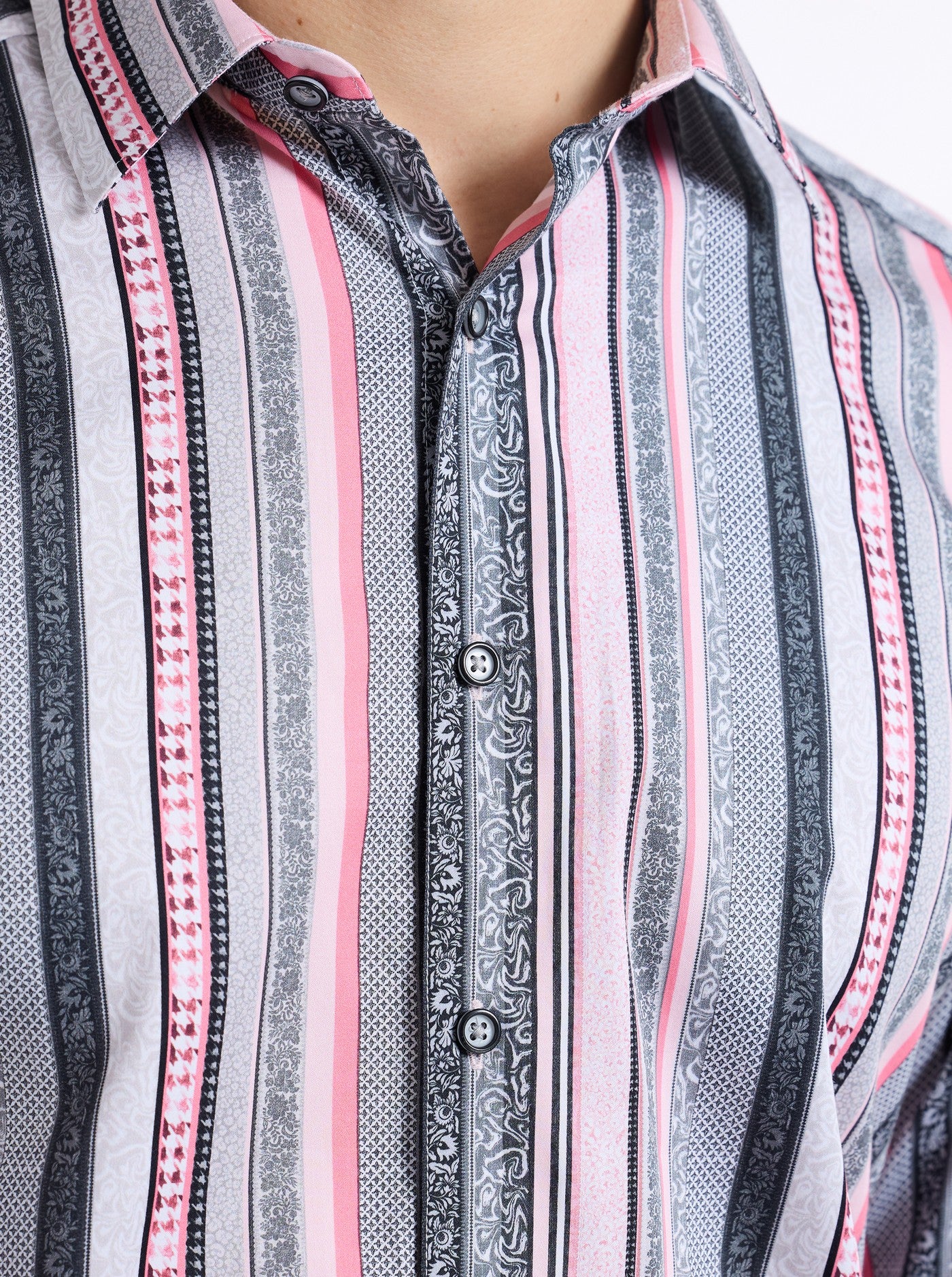 BRAMSHAW LONG SLEEVE BUTTON DOWN SHIRT - Image 3