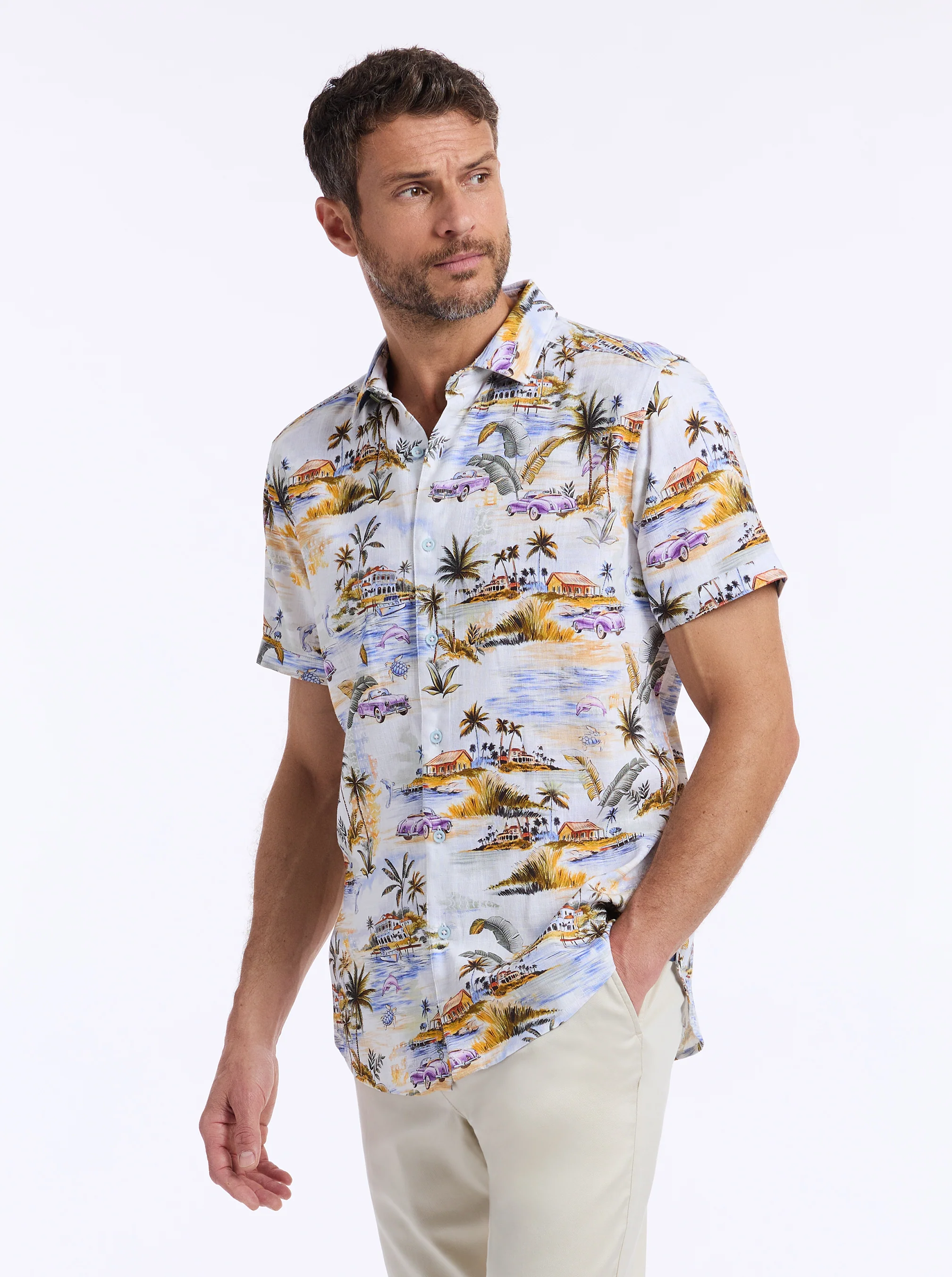 CURTIS SHORT SLEEVE BUTTON DOWN SHIRT - Image 7