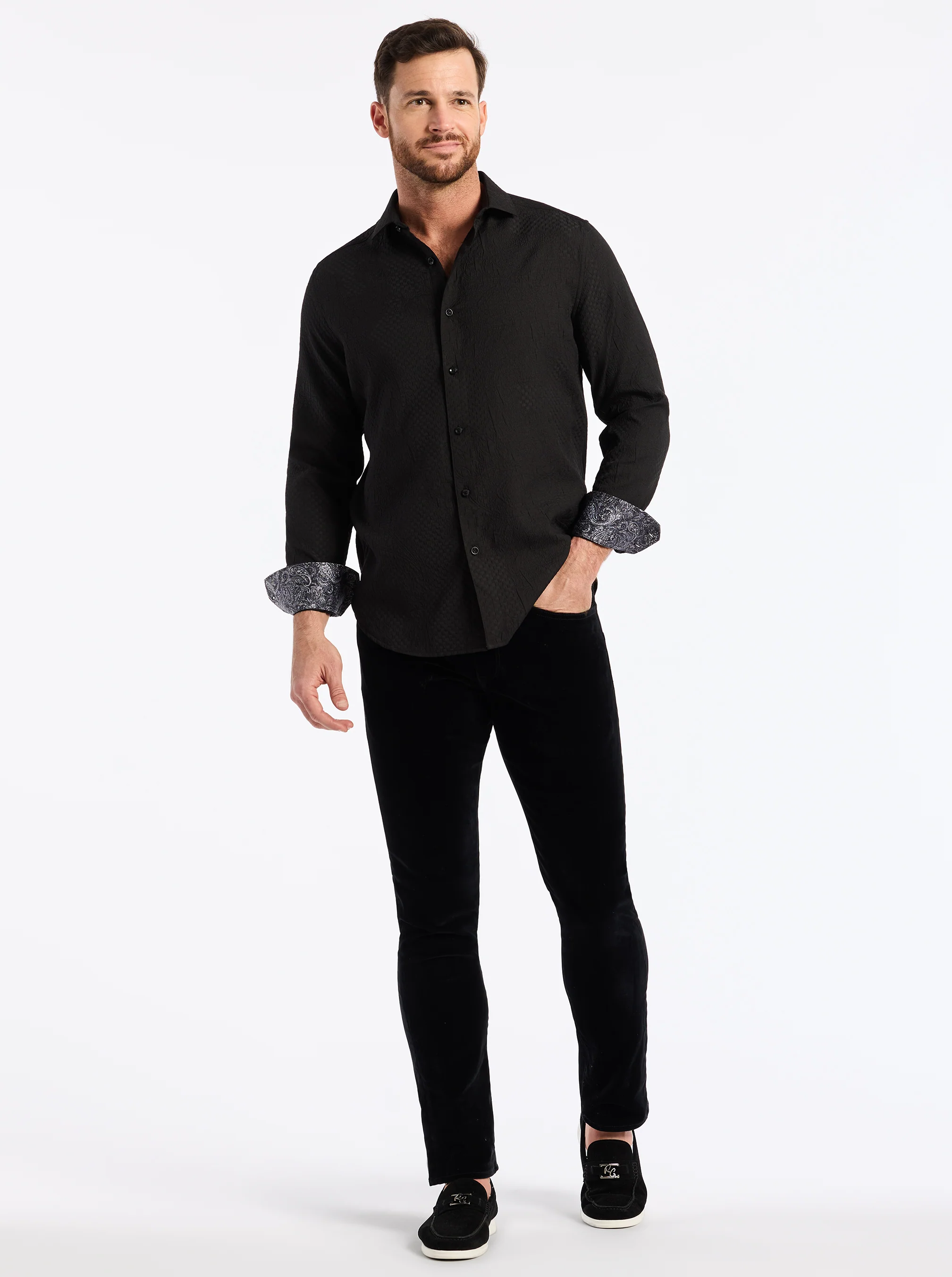 DEVONSHIRE LONG SLEEVE BUTTON DOWN SHIRT - Image 9