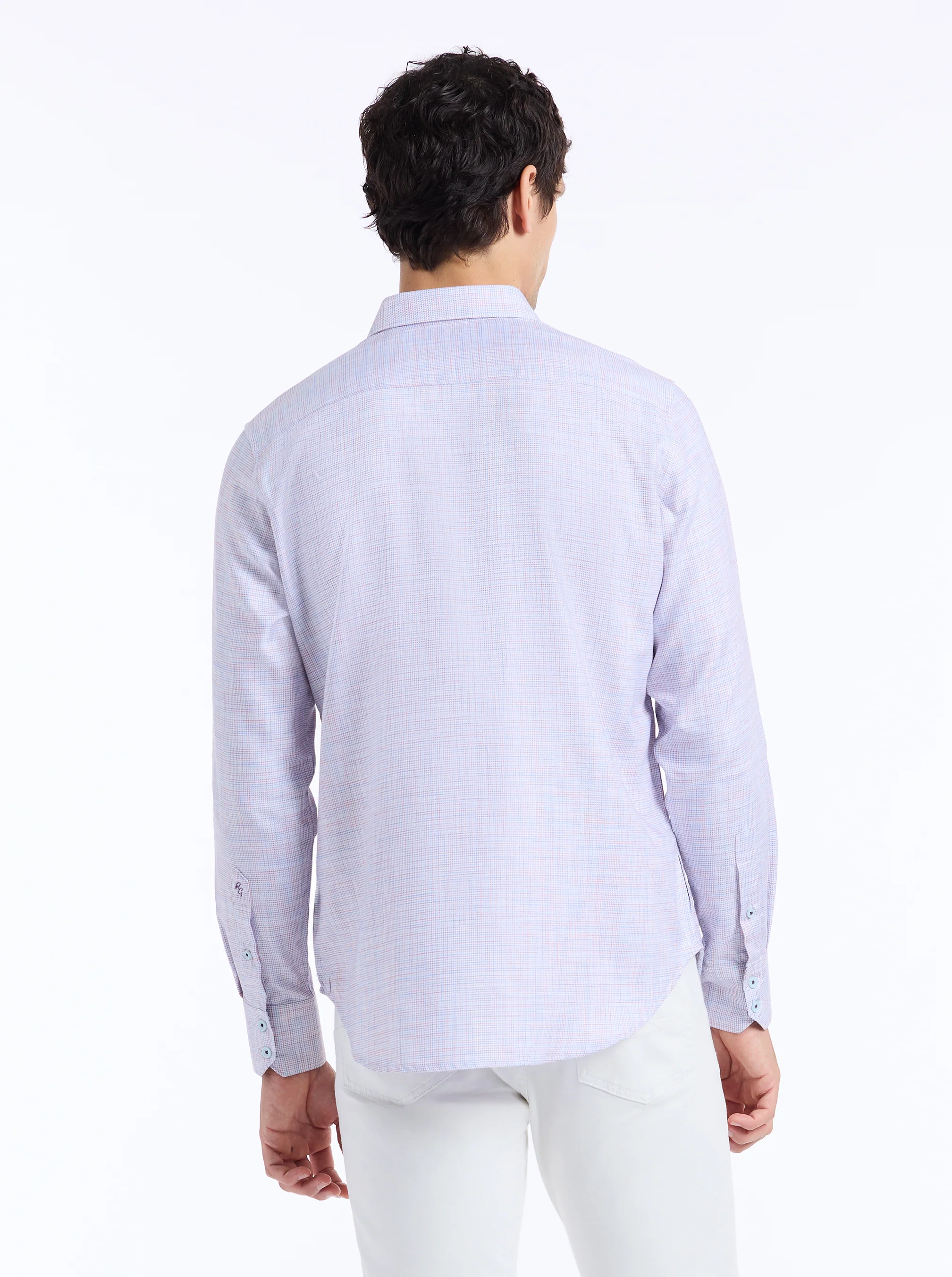 EDISON LONG SLEEVE BUTTON DOWN SHIRT - Image 5