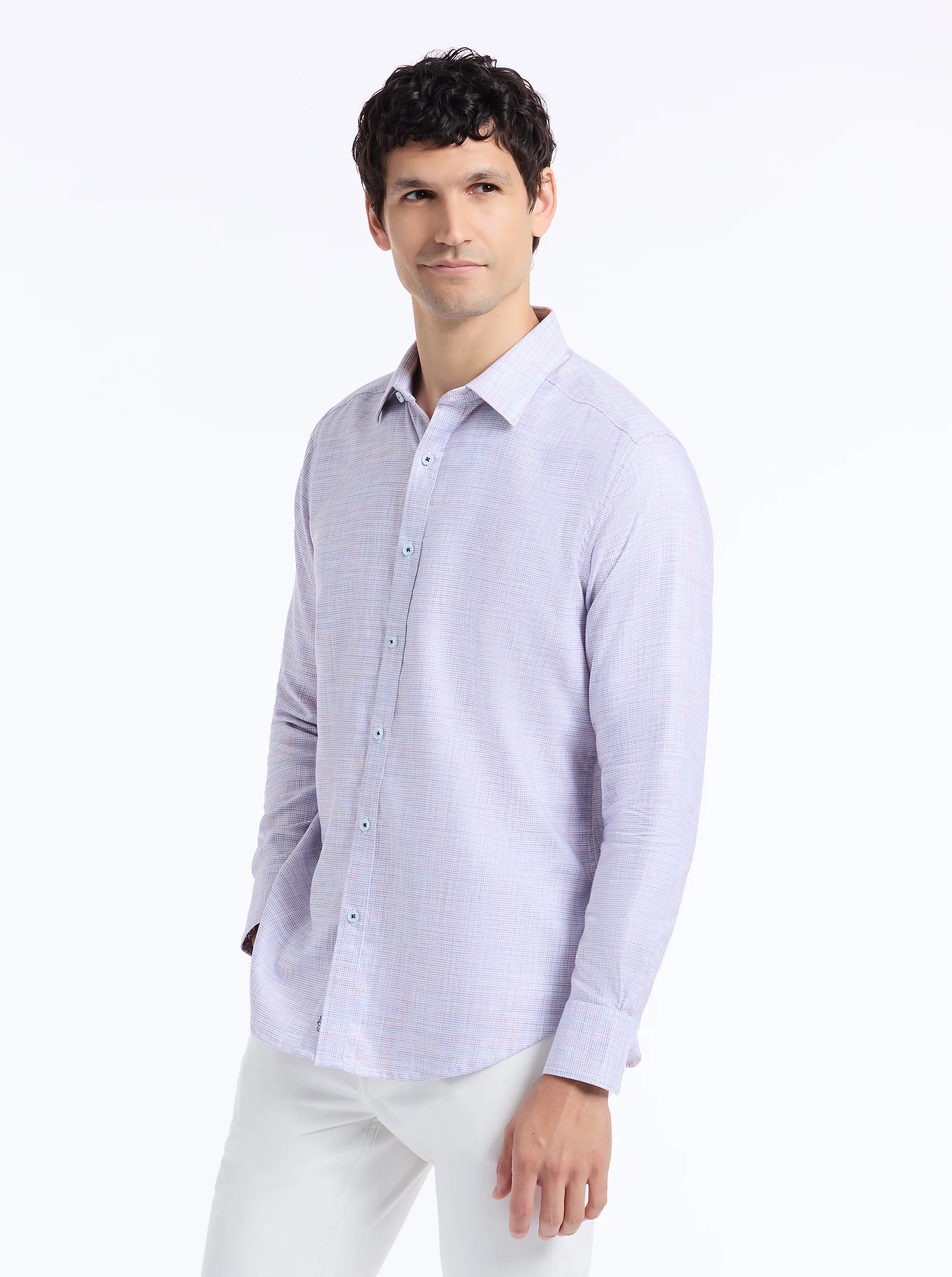 EDISON LONG SLEEVE BUTTON DOWN SHIRT - Image 6