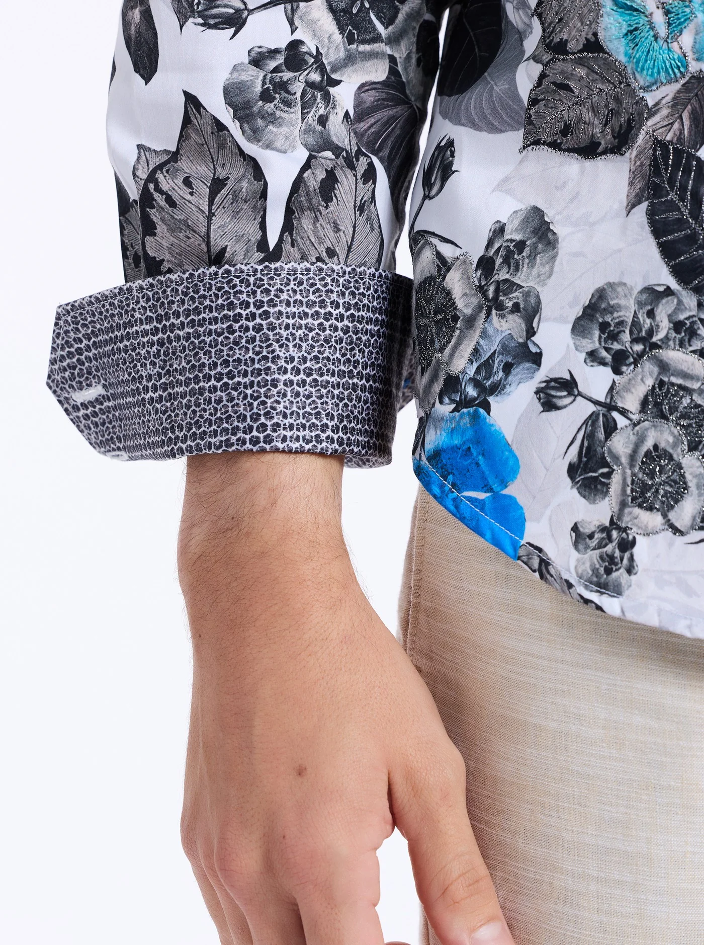 ELMINGTON LONG SLEEVE BUTTON DOWN SHIRT - Image 4