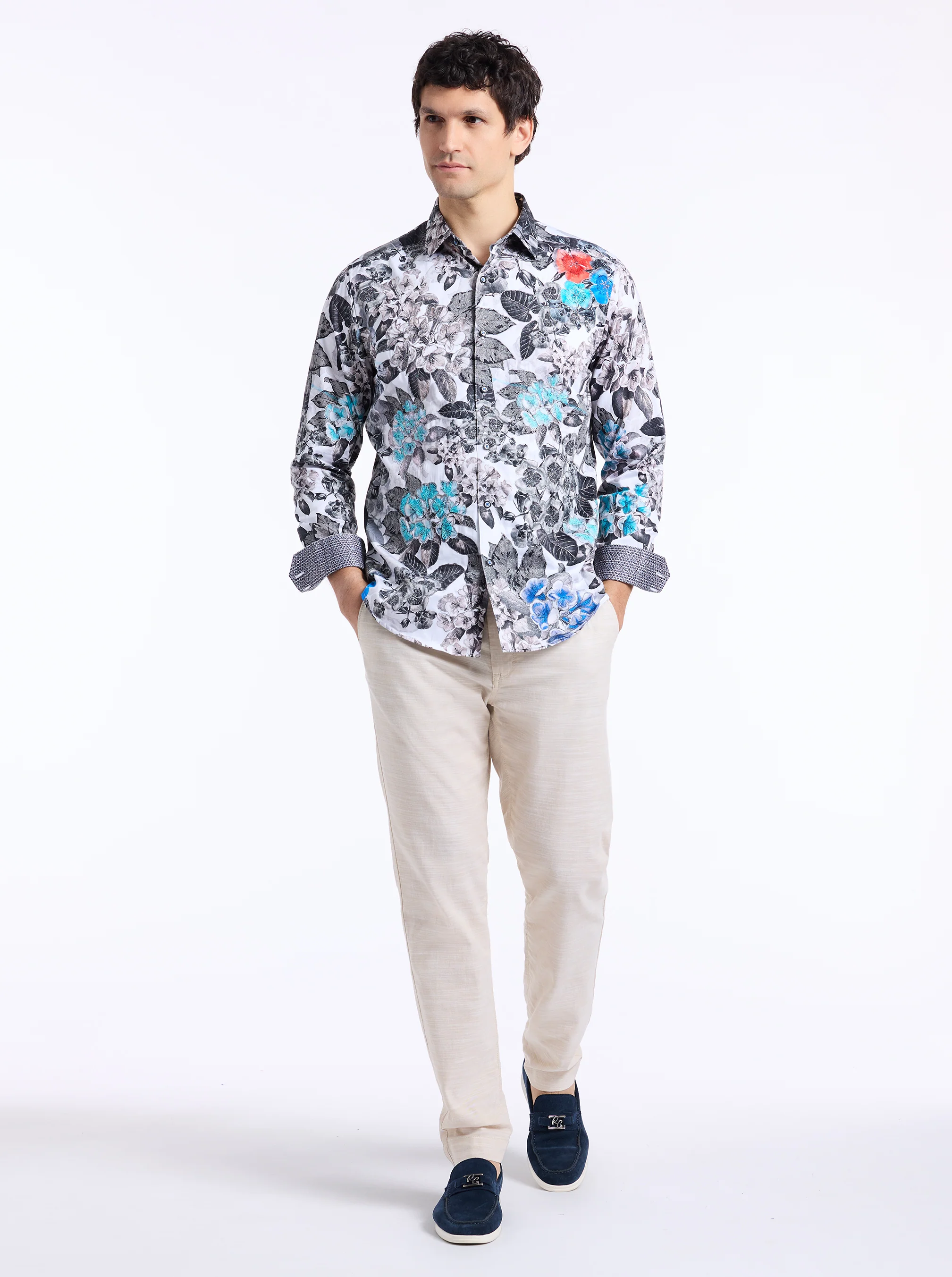 ELMINGTON LONG SLEEVE BUTTON DOWN SHIRT - Image 7