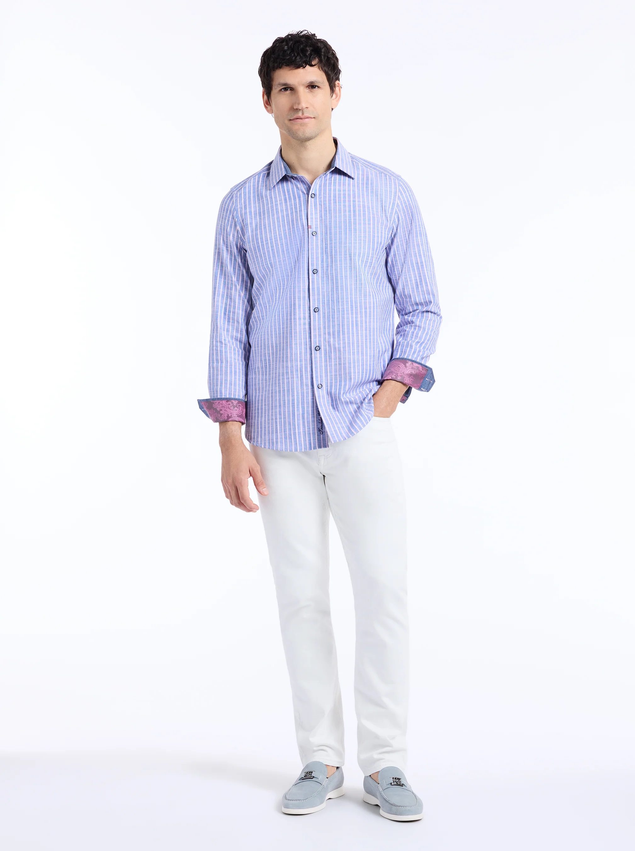 FARDELLA LONG SLEEVE BUTTON DOWN SHIRT - Image 7