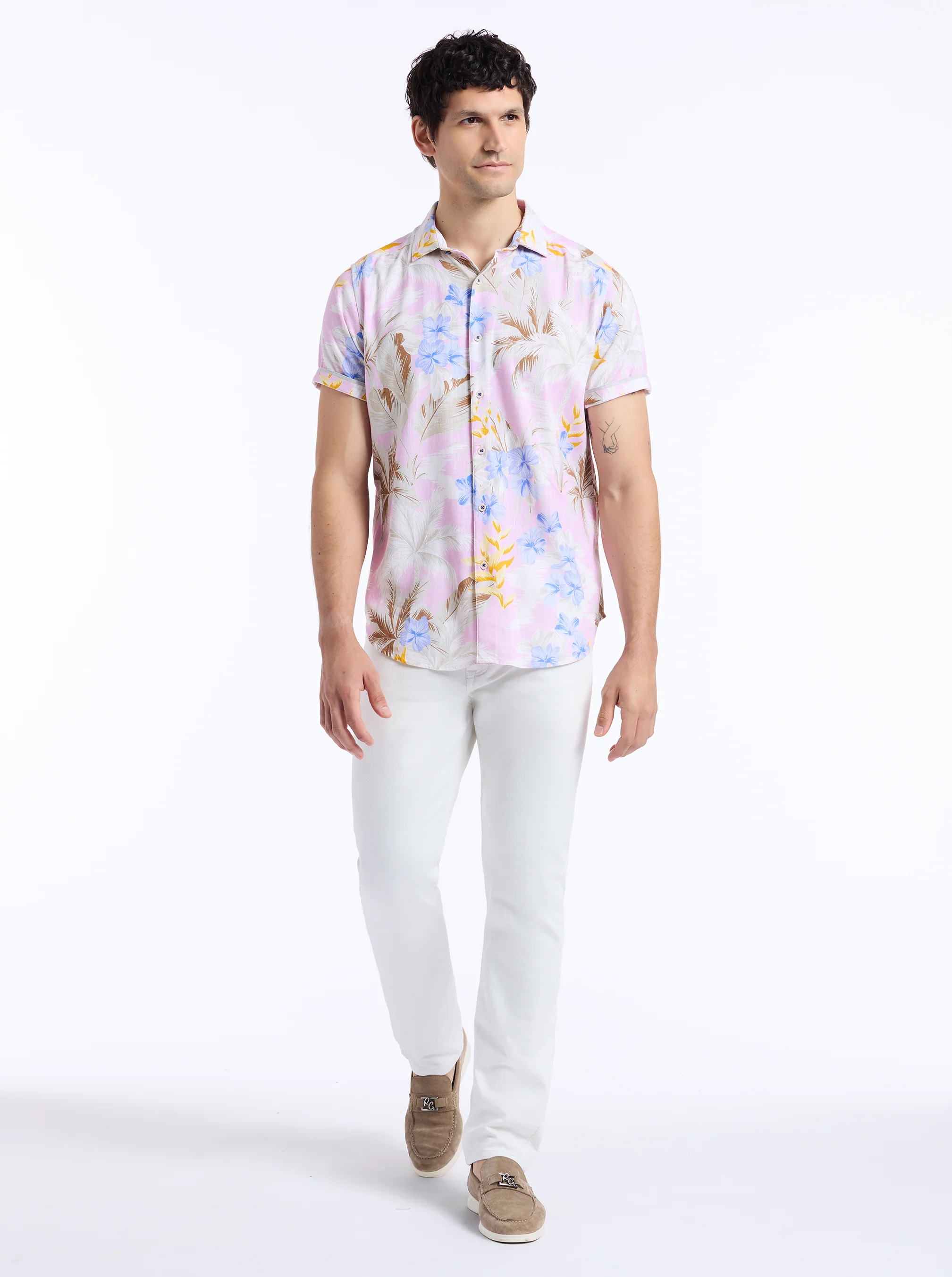 FLETCHER SHORT SLEEVE BUTTON DOWN SHIRT TALL - Image 7
