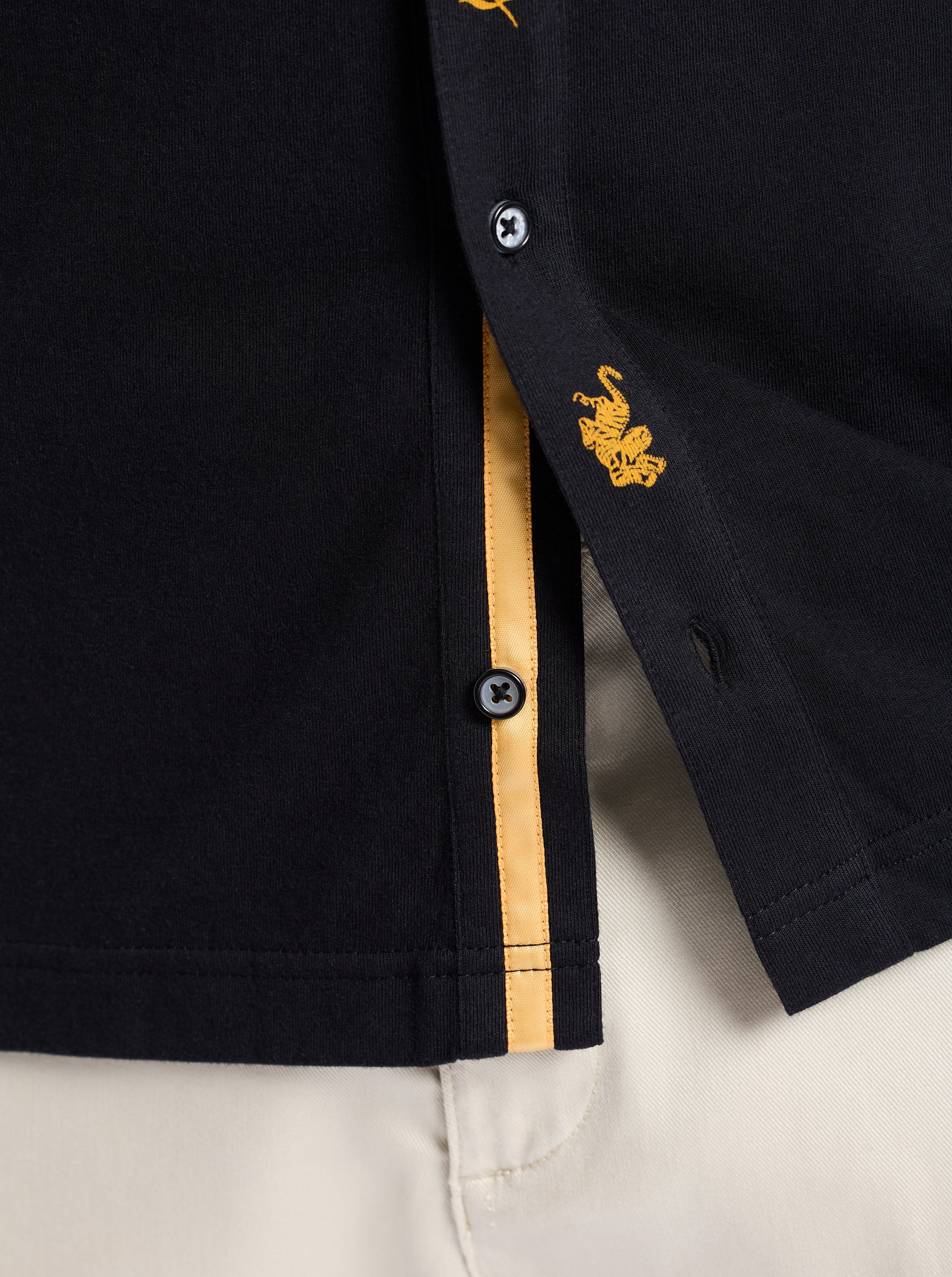 GOLDEN JUNGLE SHORT SLEEVE BUTTON DOWN SHIRT - Image 5