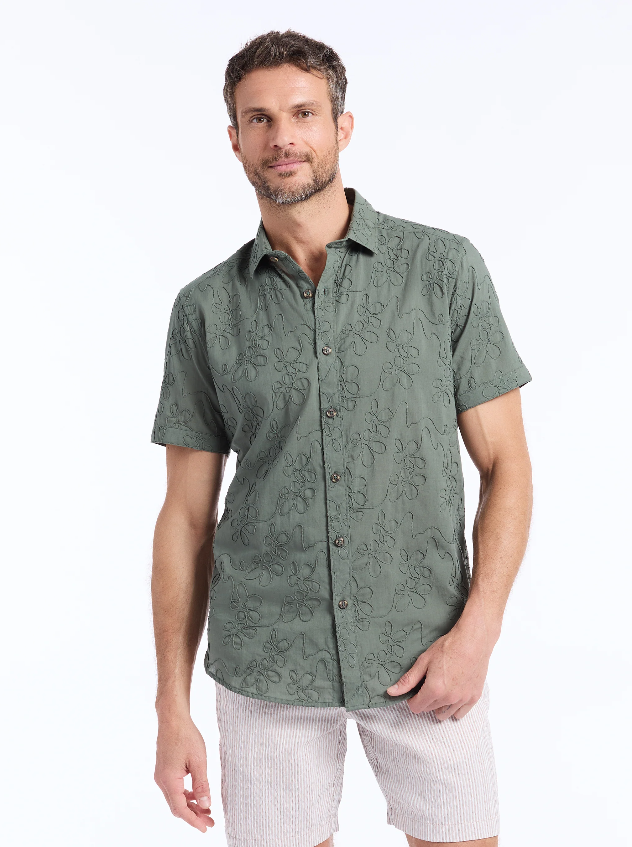 GRAFTON SHORT SLEEVE BUTTON DOWN SHIRT - Image 5