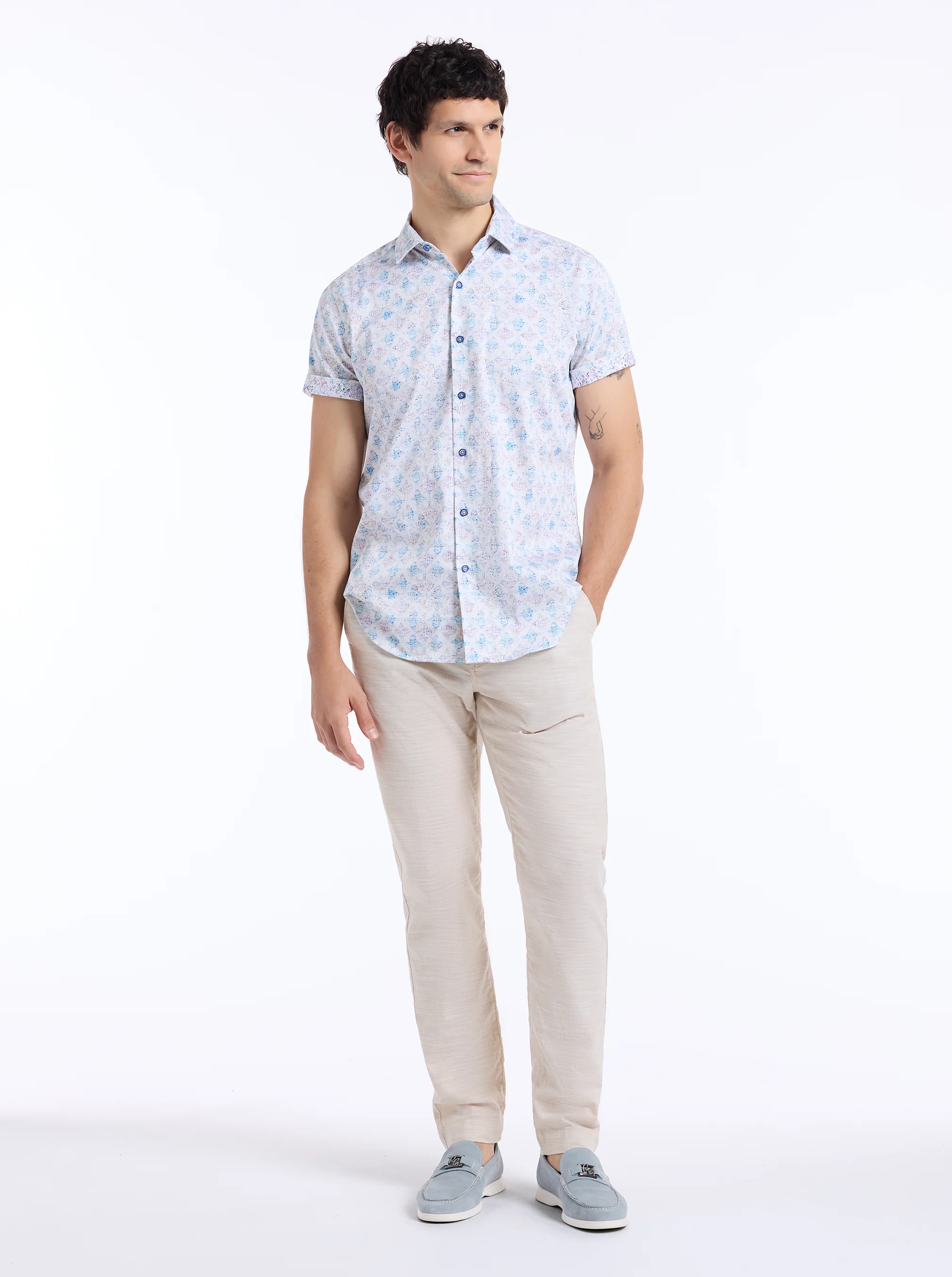 GREATOREX SHORT SLEEVE BUTTON DOWN SHIRT - Image 7