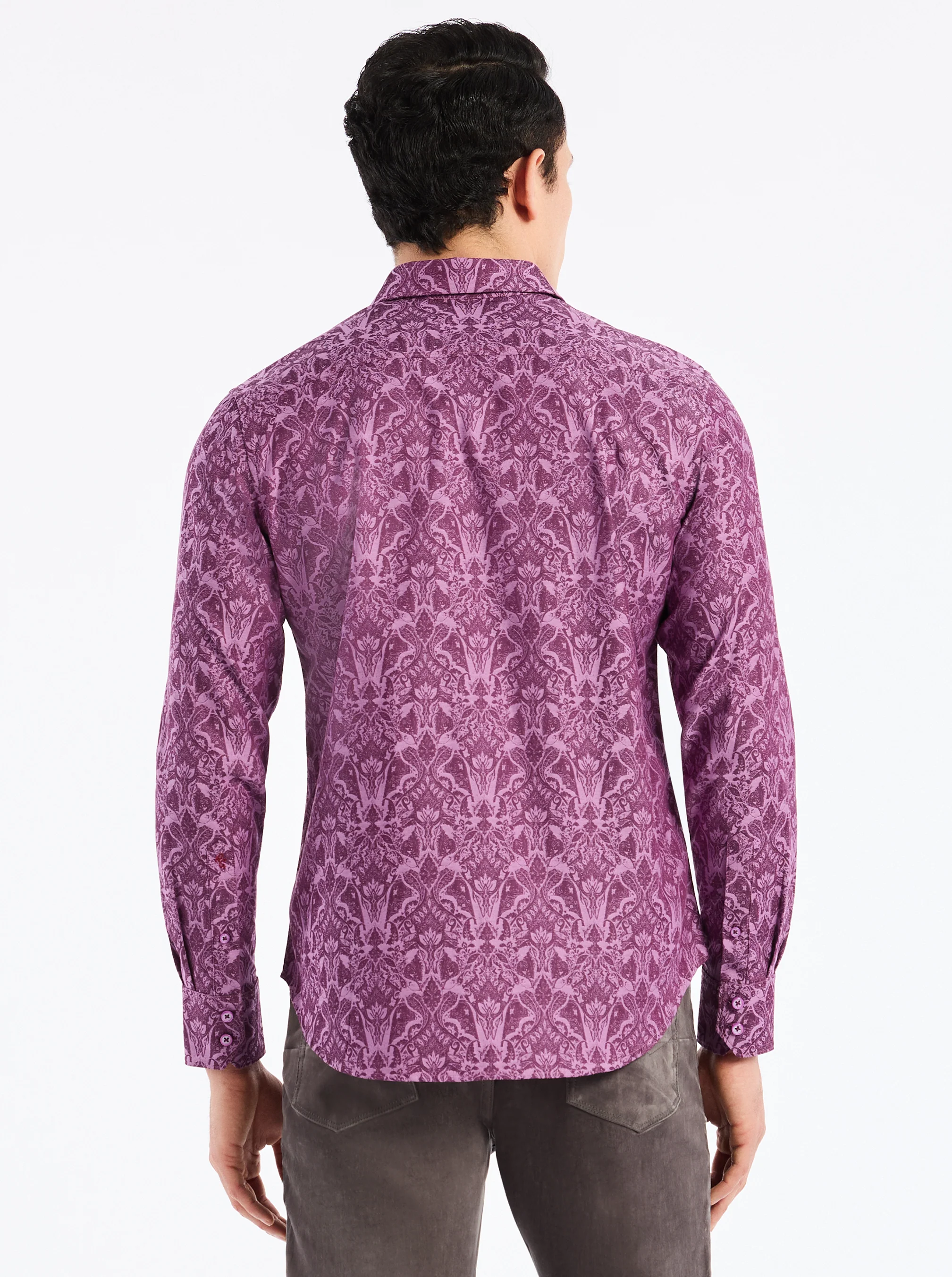 HIGHLAND LONG SLEEVE BUTTON DOWN SHIRT - Image 3