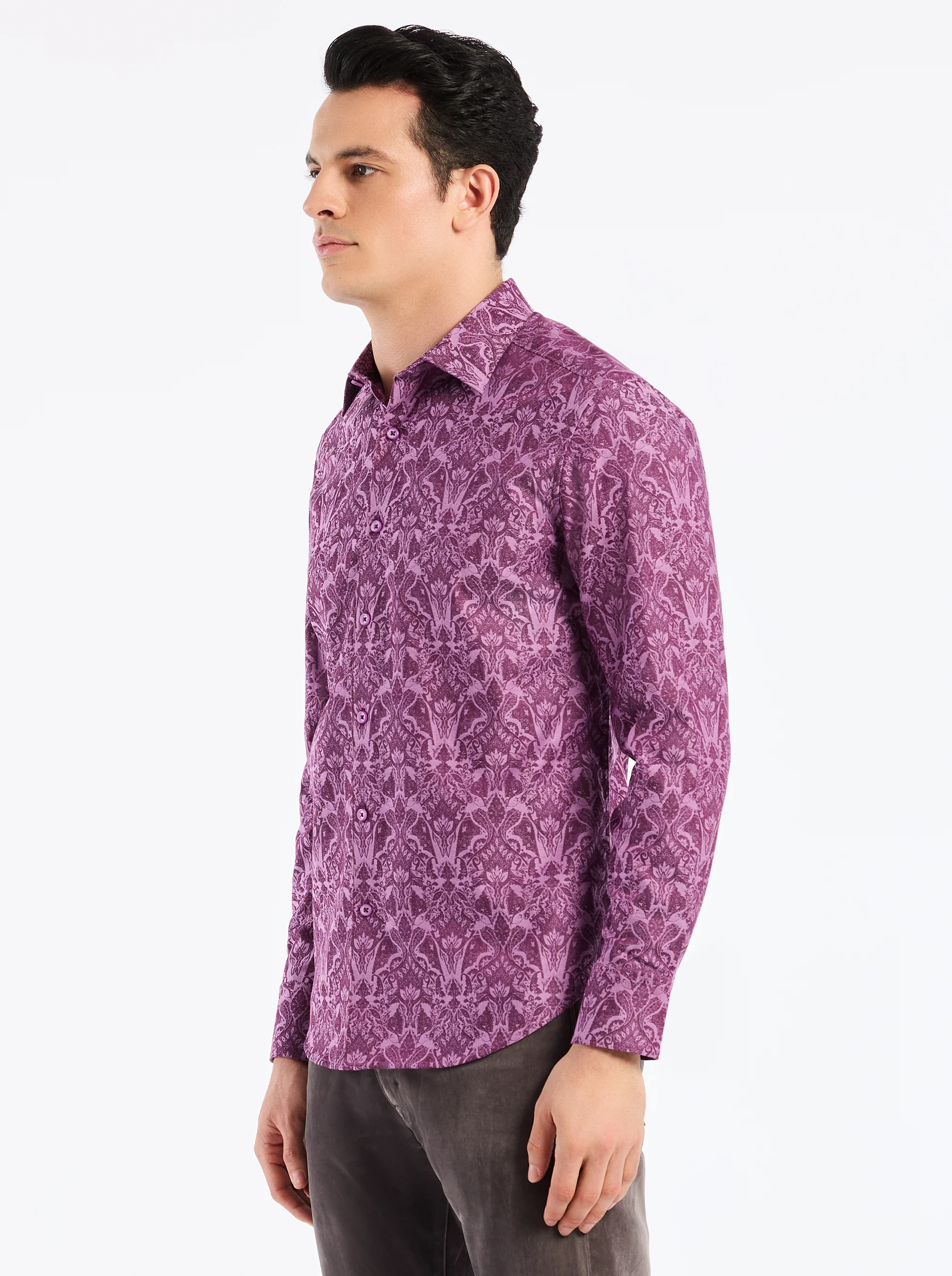 HIGHLAND LONG SLEEVE BUTTON DOWN SHIRT - Image 4