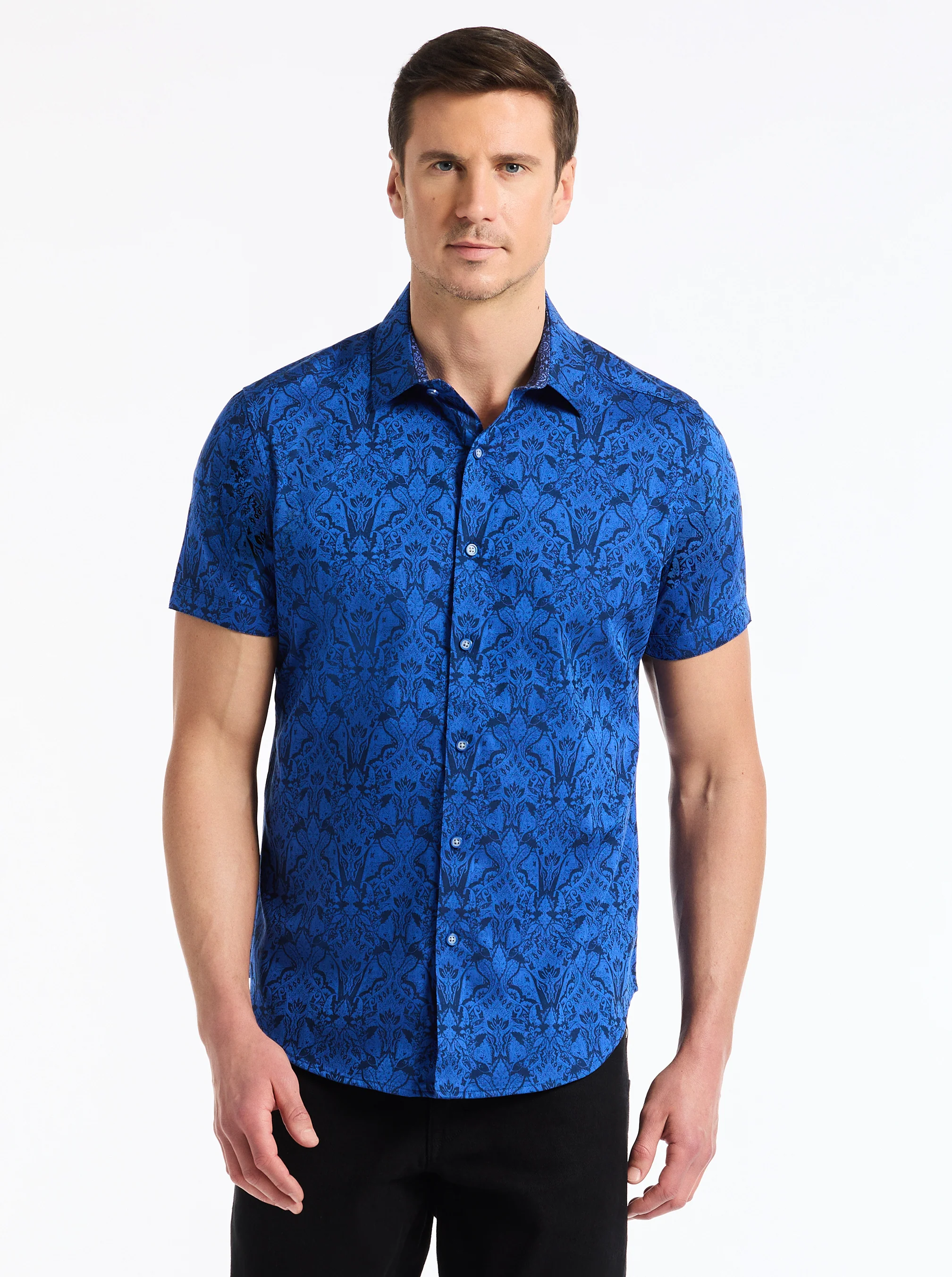 HIGHLAND SHORT SLEEVE BUTTON DOWN SHIRT BIG - Image 24