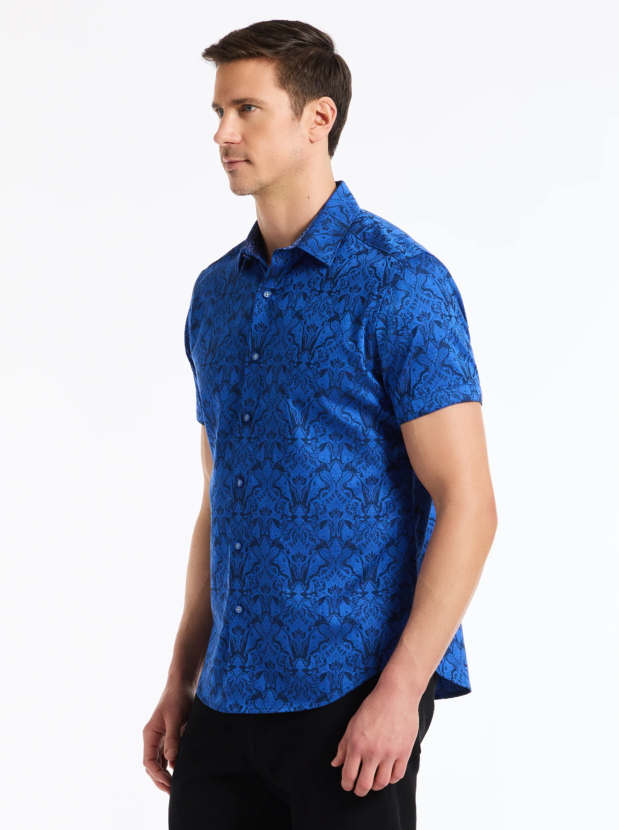 HIGHLAND SHORT SLEEVE BUTTON DOWN SHIRT BIG - Image 29