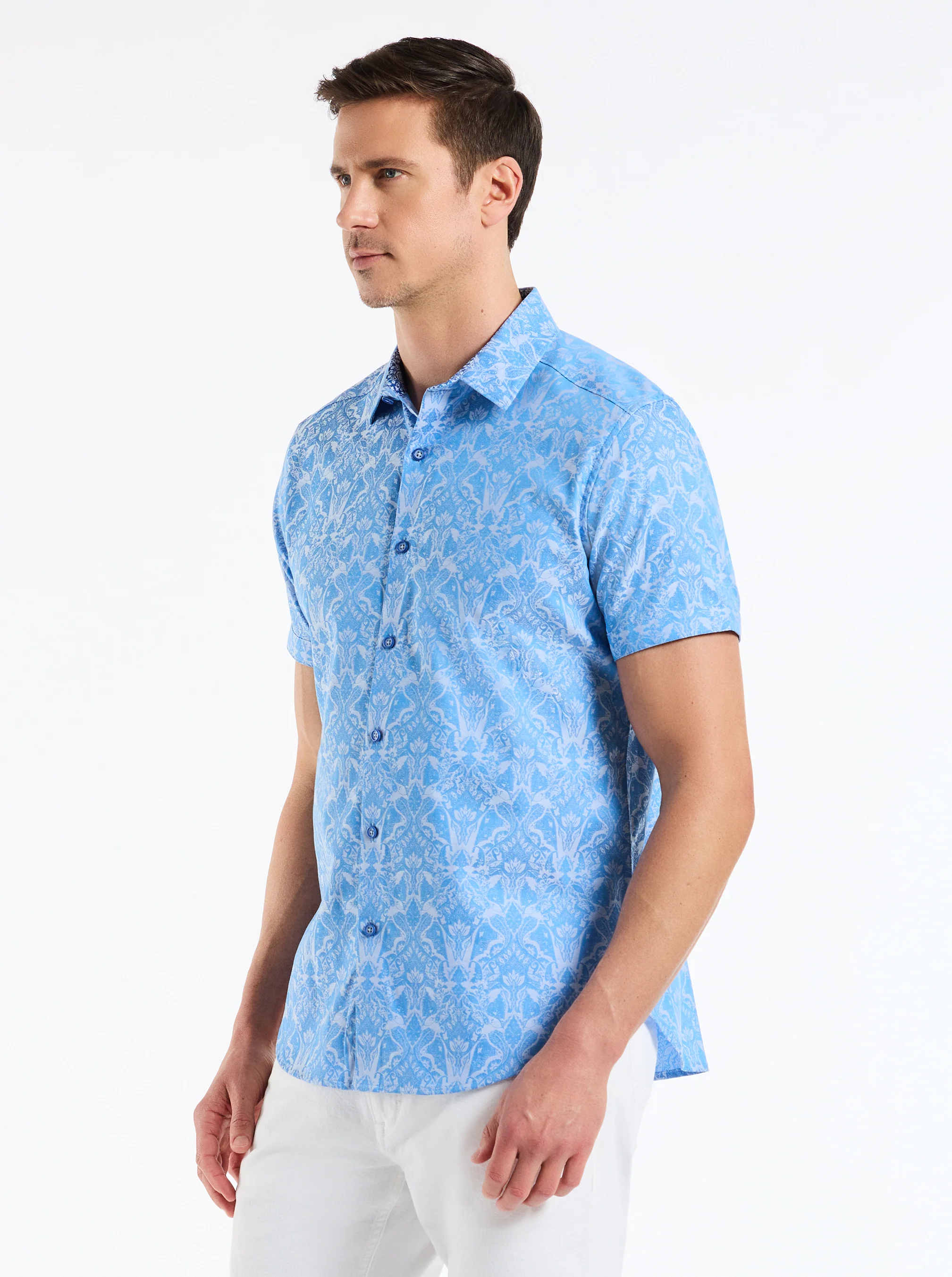 HIGHLAND SHORT SLEEVE BUTTON DOWN SHIRT BIG - Image 6