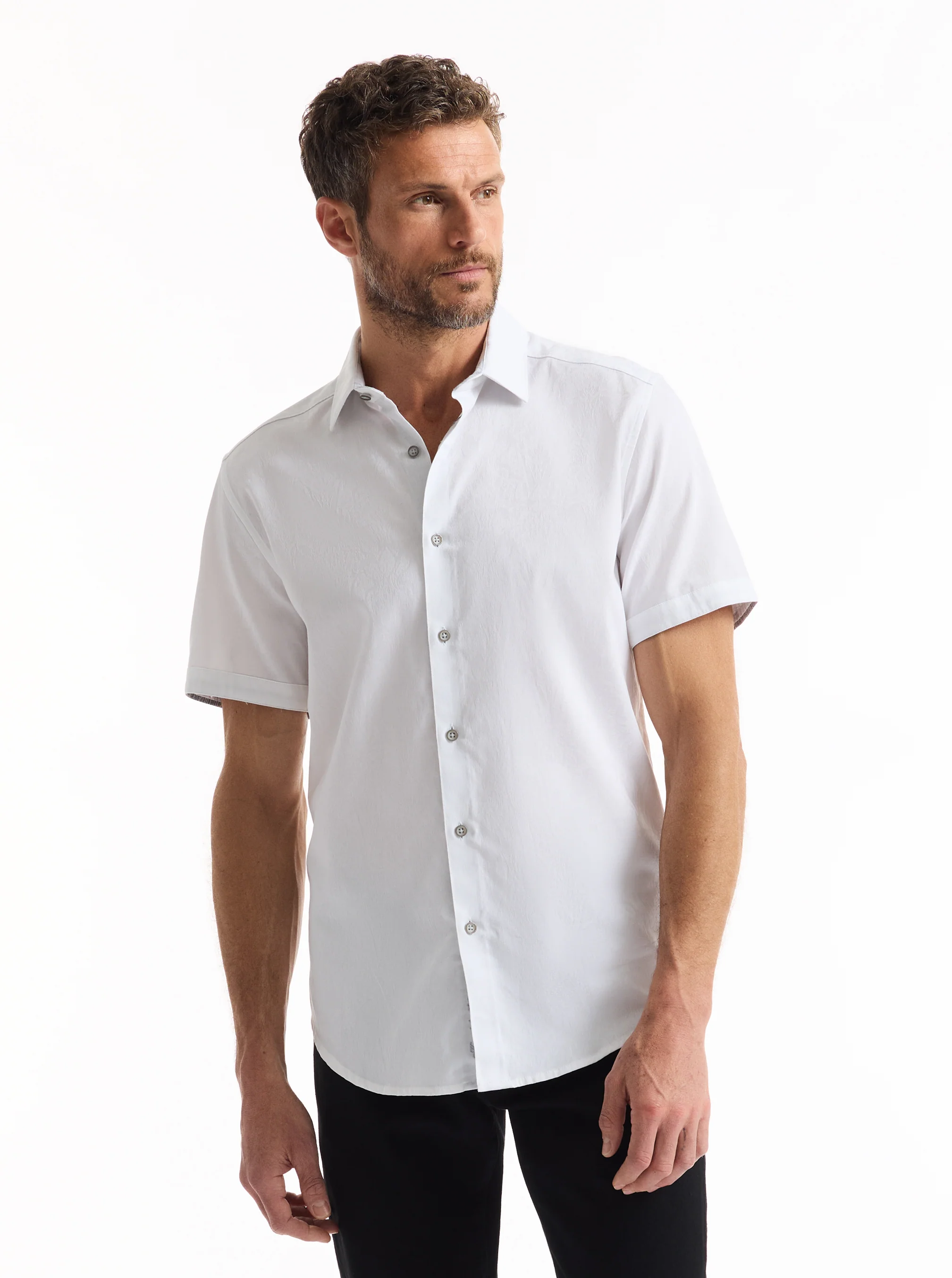HIGHLAND SHORT SLEEVE BUTTON DOWN SHIRT BIG - Image 8