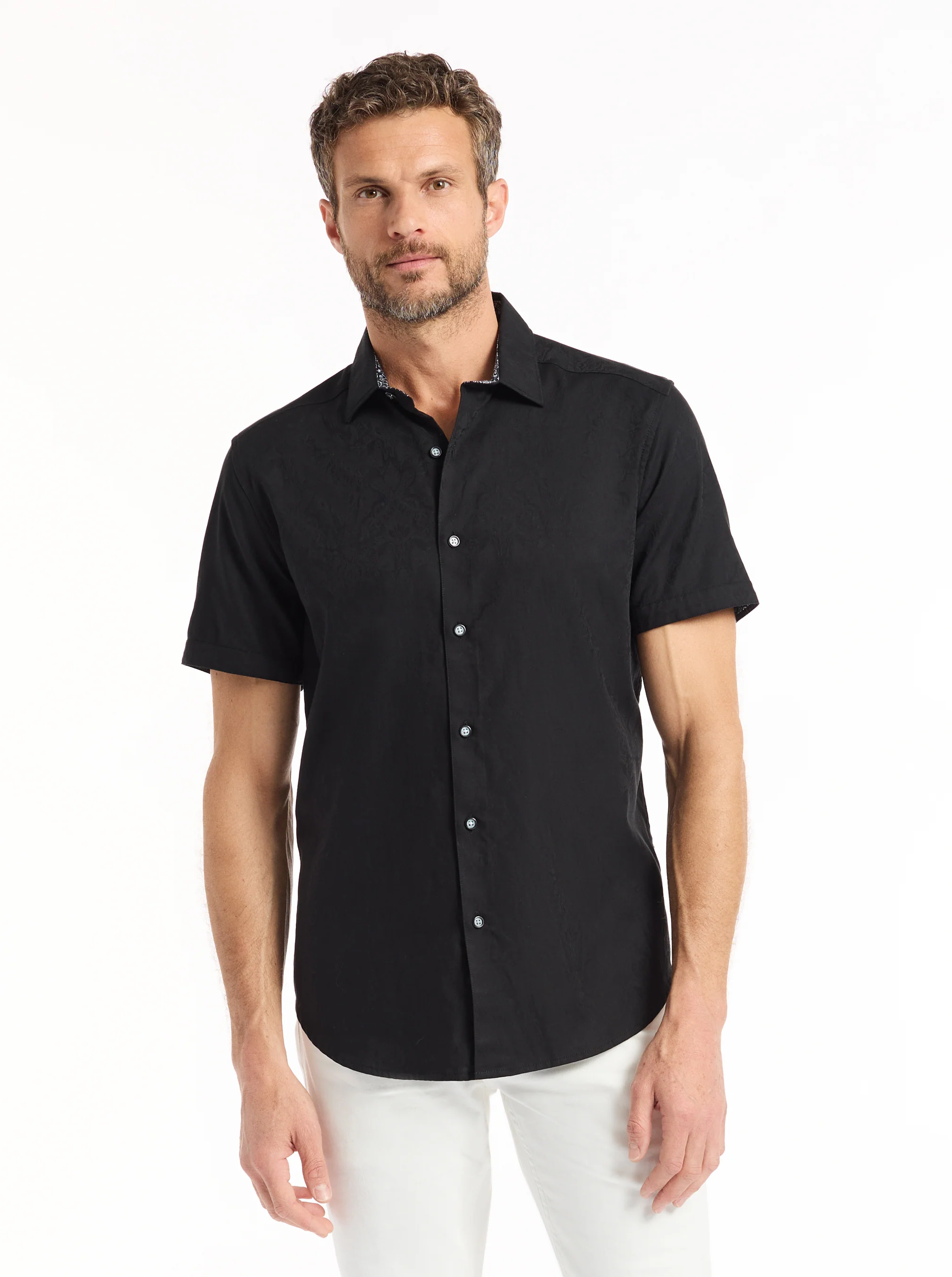 HIGHLAND SHORT SLEEVE BUTTON DOWN SHIRT - Image 17