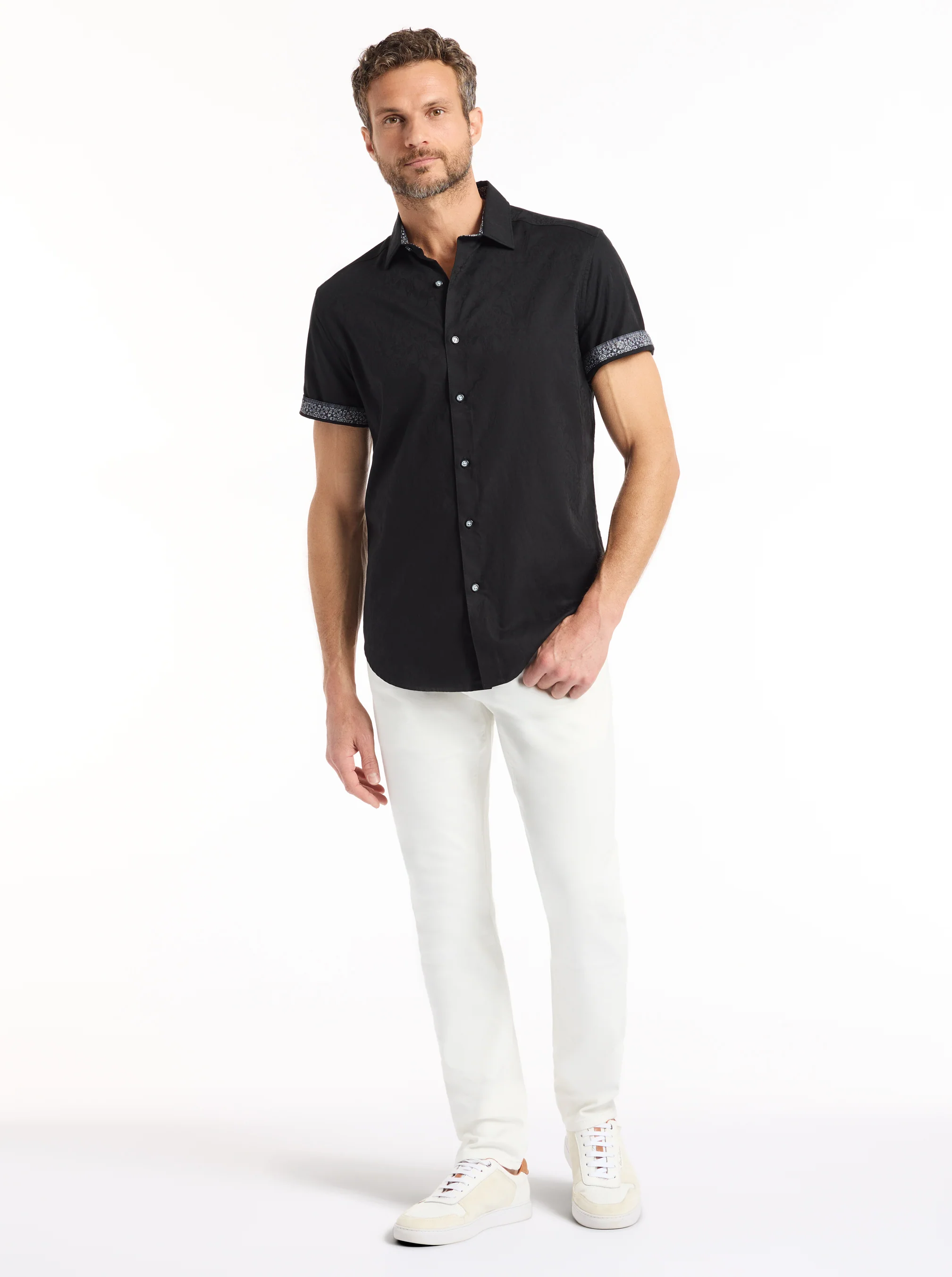 HIGHLAND SHORT SLEEVE BUTTON DOWN SHIRT - Image 23