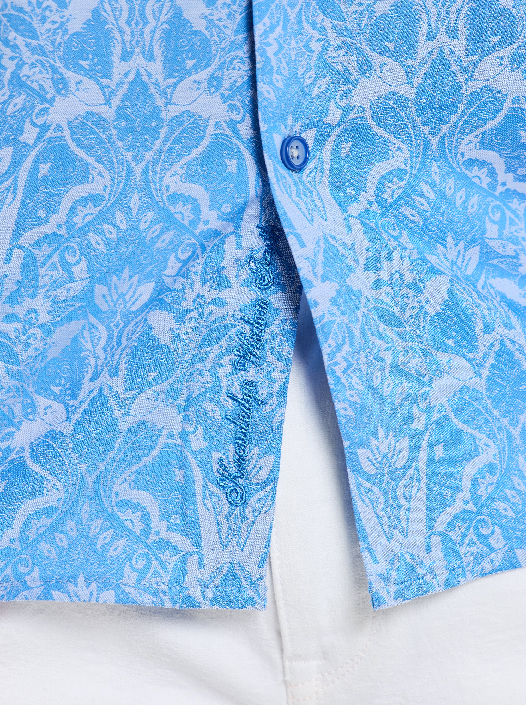 HIGHLAND SHORT SLEEVE BUTTON DOWN SHIRT - Image 3