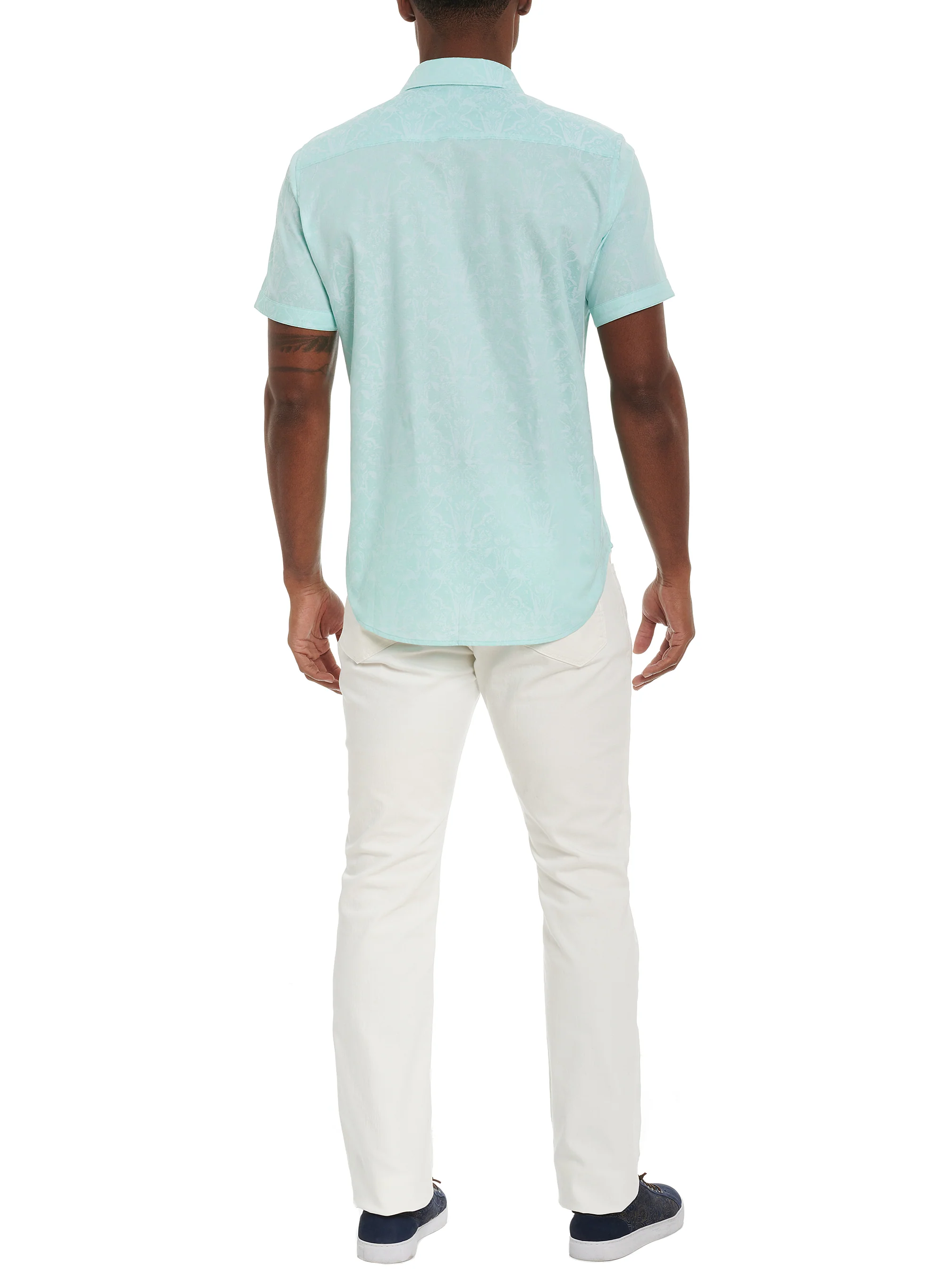 HIGHLAND SHORT SLEEVE BUTTON DOWN SHIRT - Image 37
