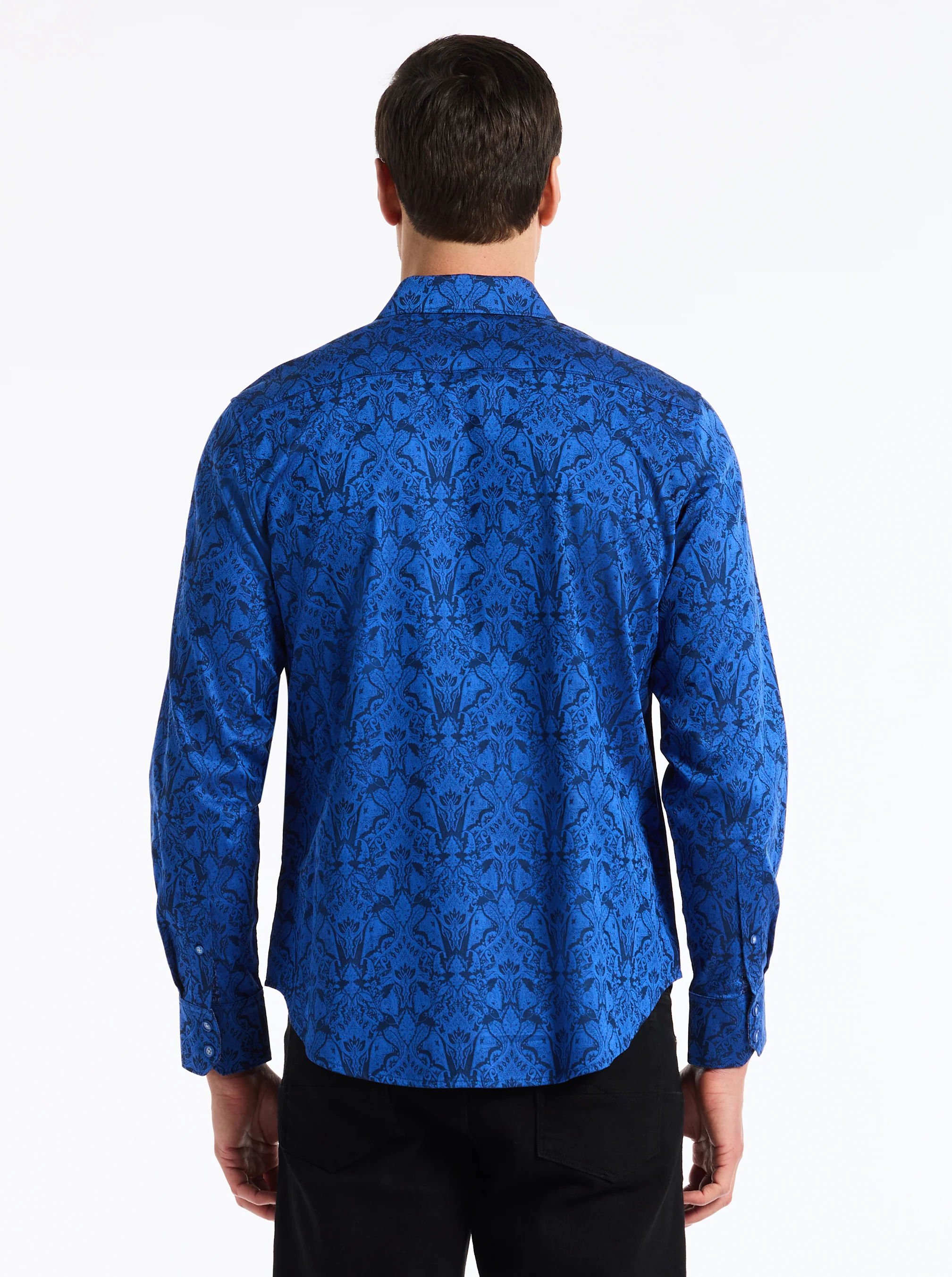 HIGHLAND LONG SLEEVE BUTTON DOWN SHIRT BIG - Image 12
