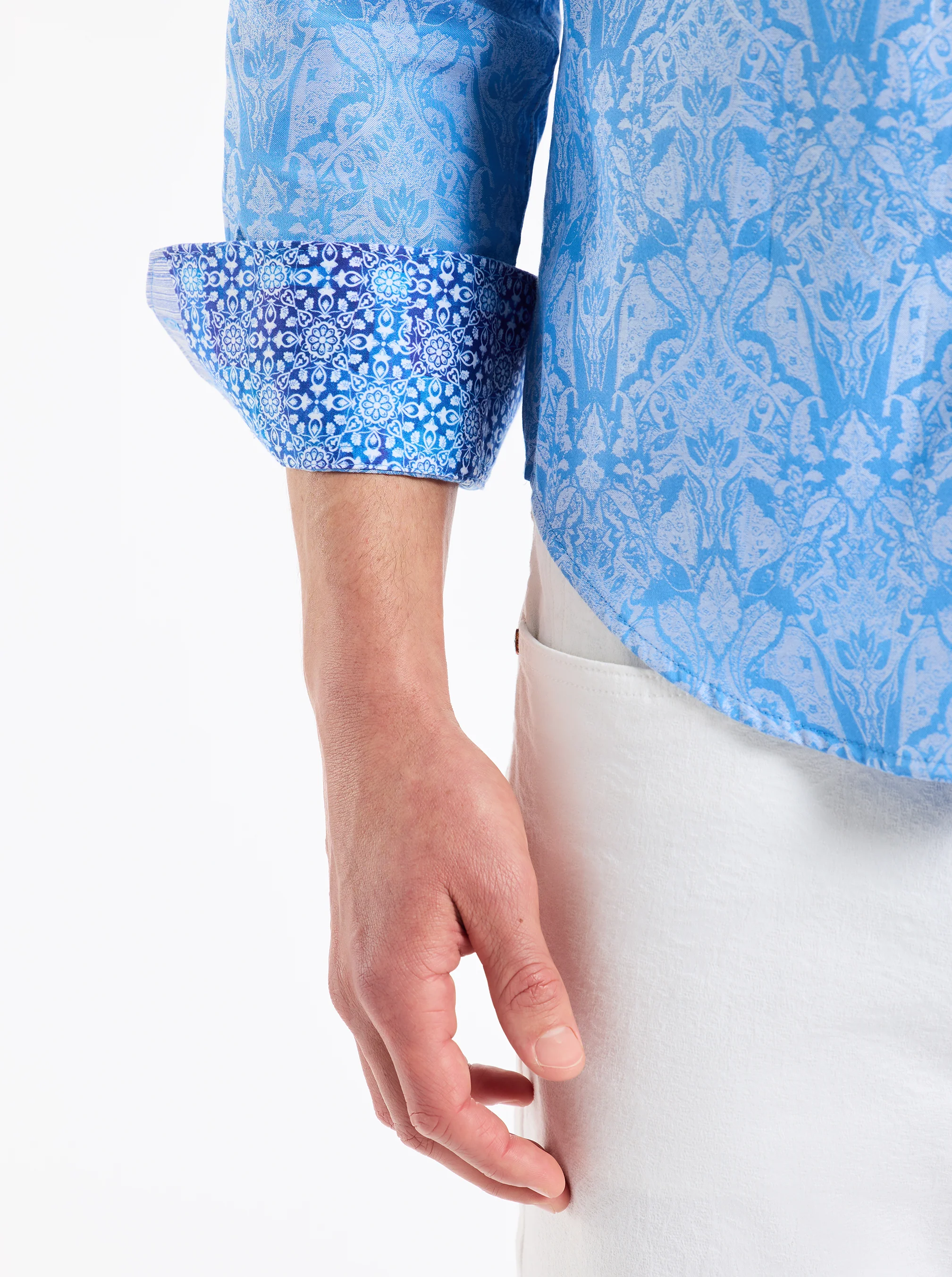HIGHLAND LONG SLEEVE BUTTON DOWN SHIRT BIG - Image 4