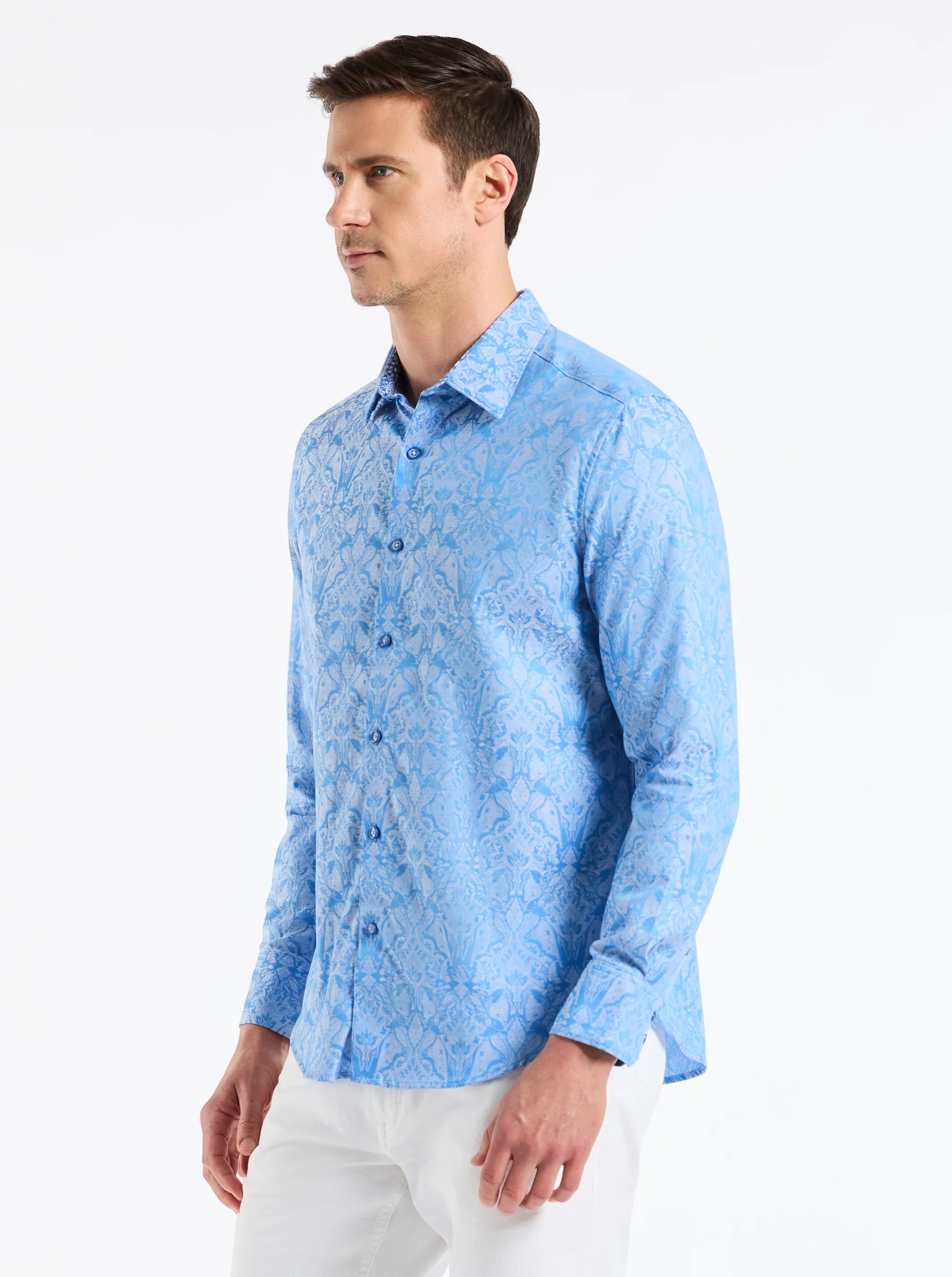 HIGHLAND LONG SLEEVE BUTTON DOWN SHIRT BIG - Image 6