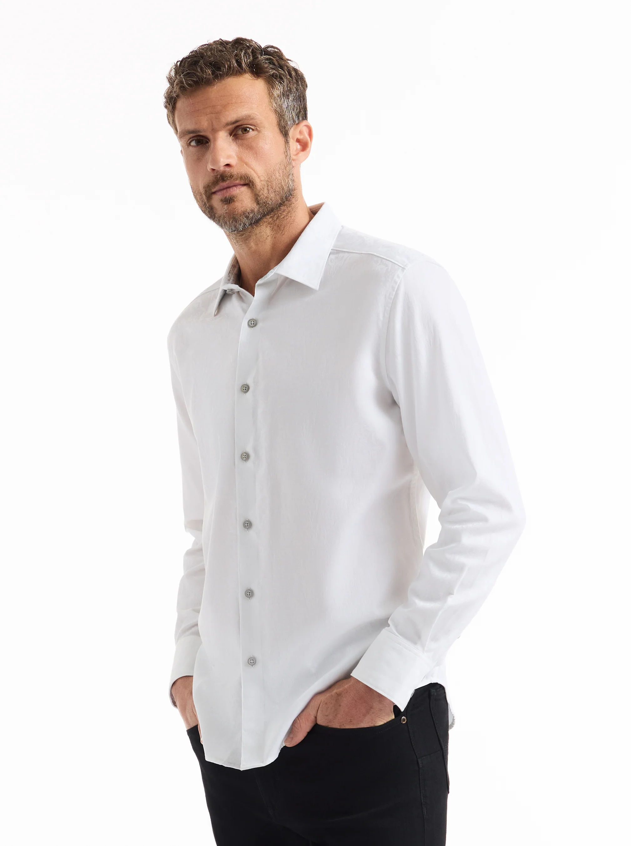 HIGHLAND LONG SLEEVE BUTTON DOWN SHIRT - Image 21