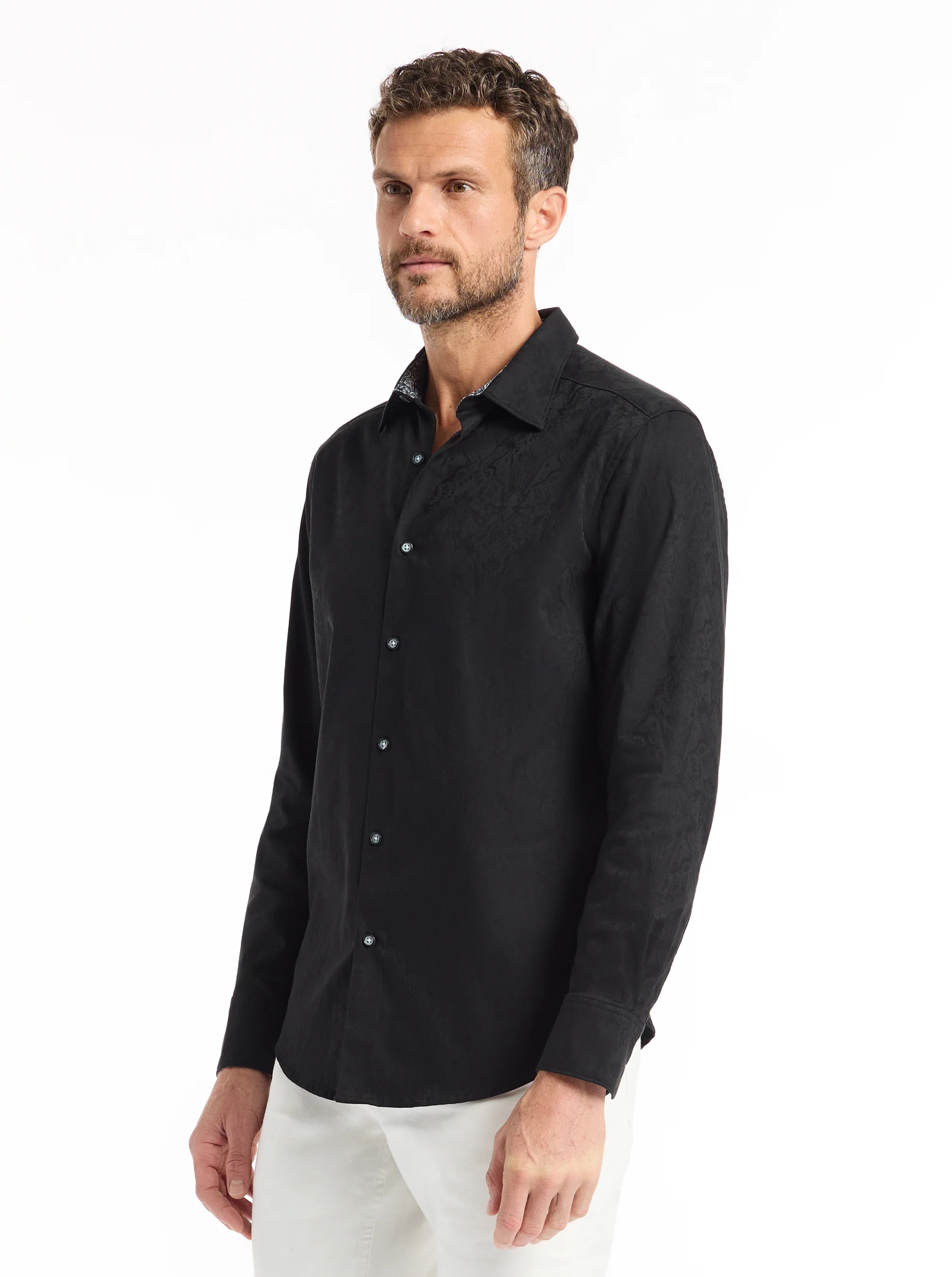 HIGHLAND LONG SLEEVE BUTTON DOWN SHIRT - Image 29