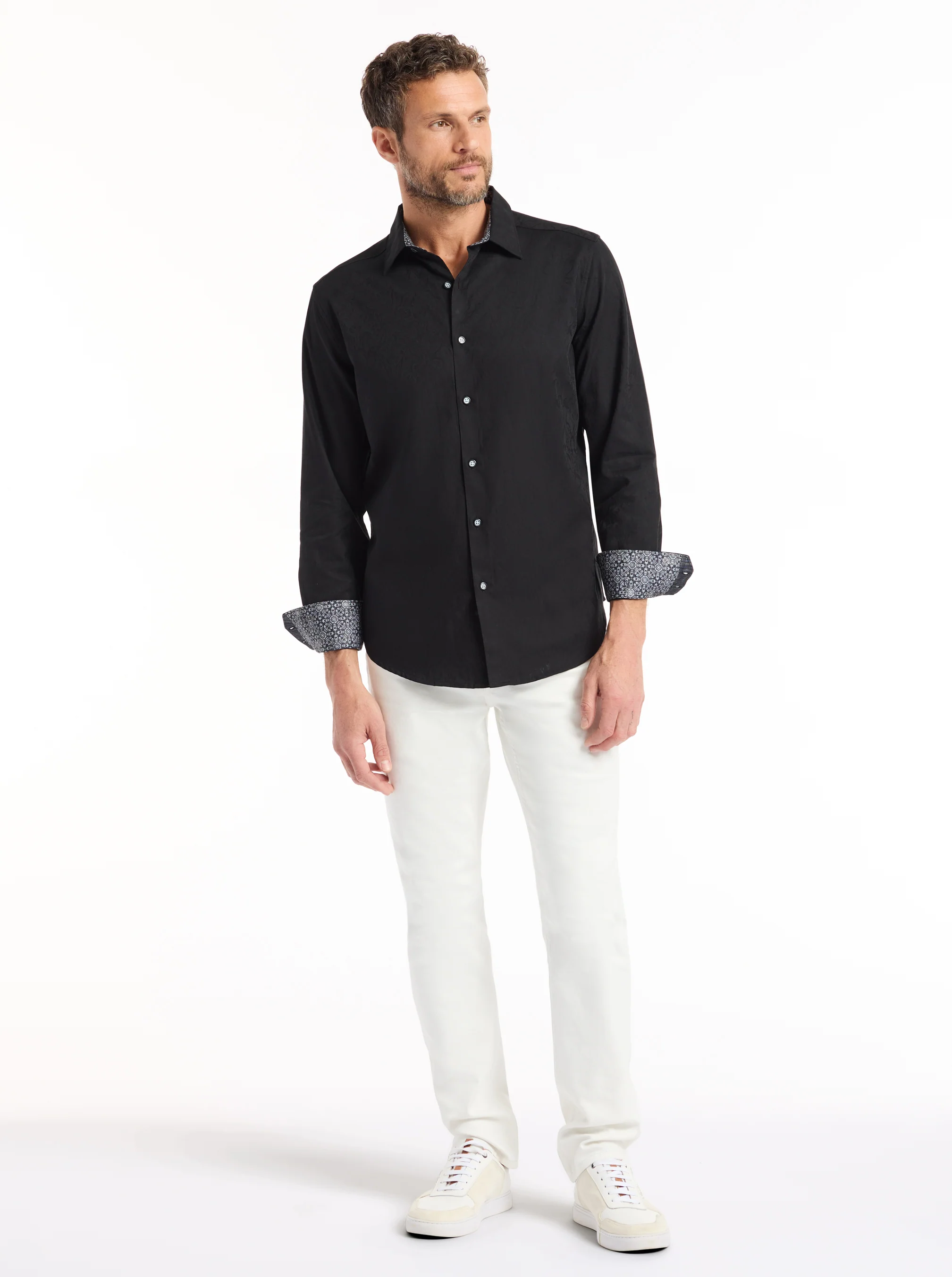HIGHLAND LONG SLEEVE BUTTON DOWN SHIRT - Image 30
