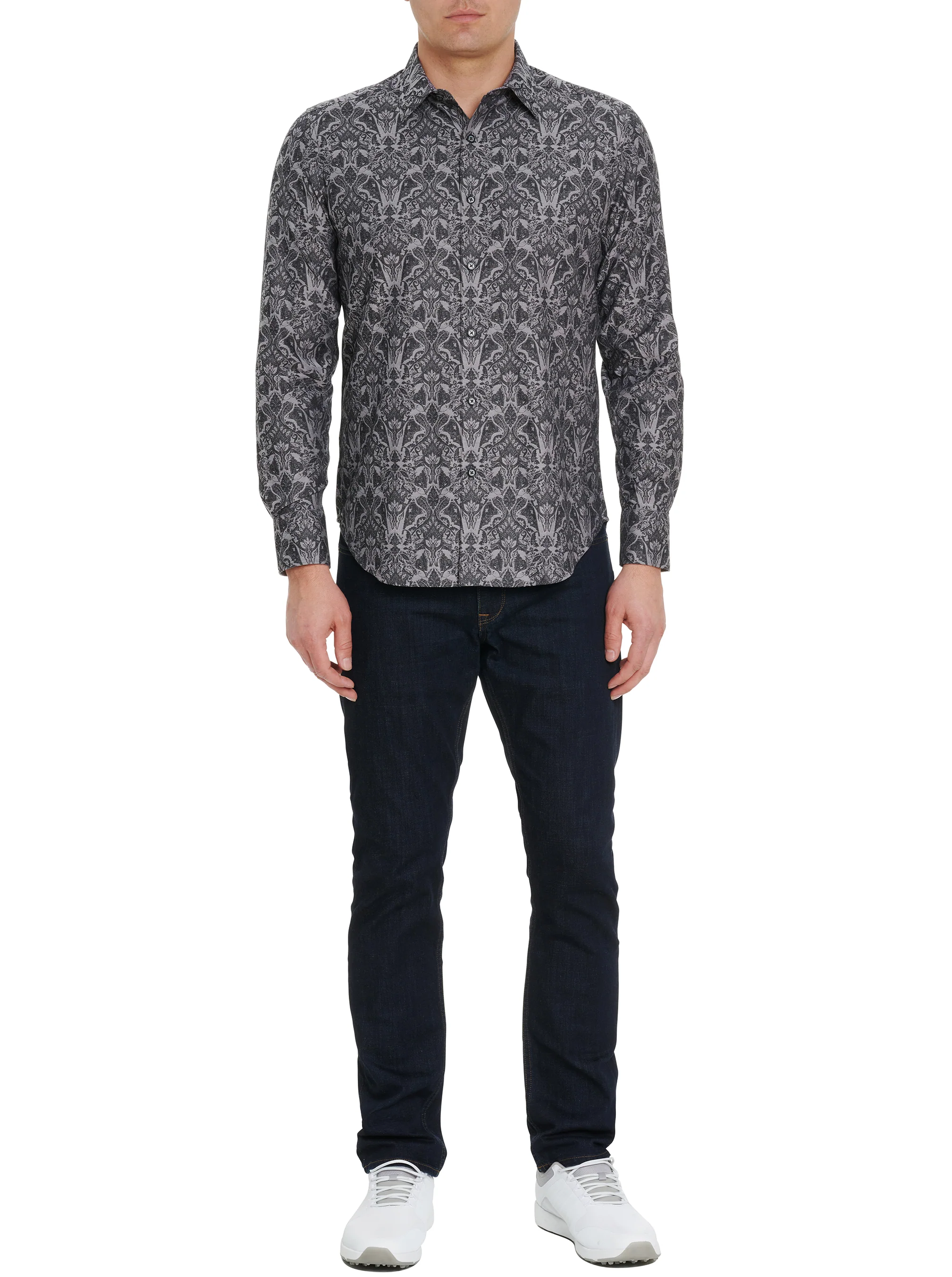 HIGHLAND LONG SLEEVE BUTTON DOWN SHIRT - Image 36