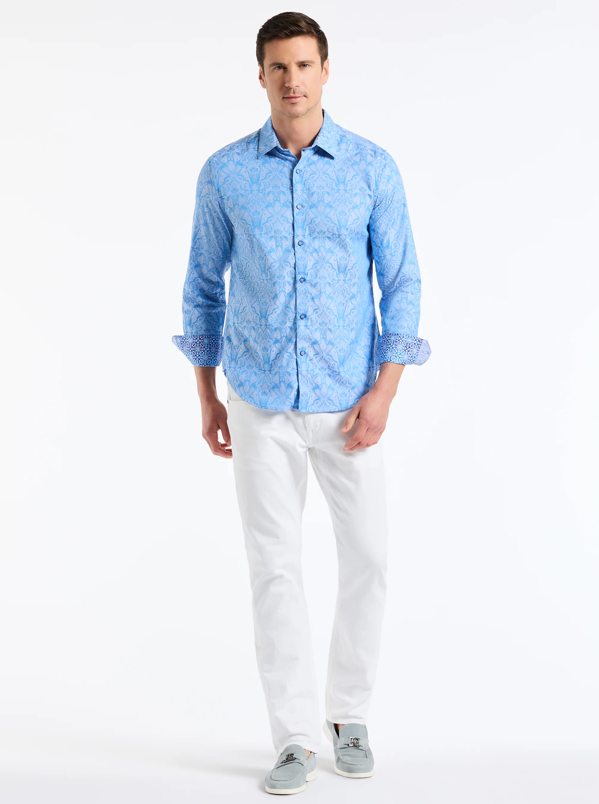 HIGHLAND LONG SLEEVE BUTTON DOWN SHIRT - Image 7