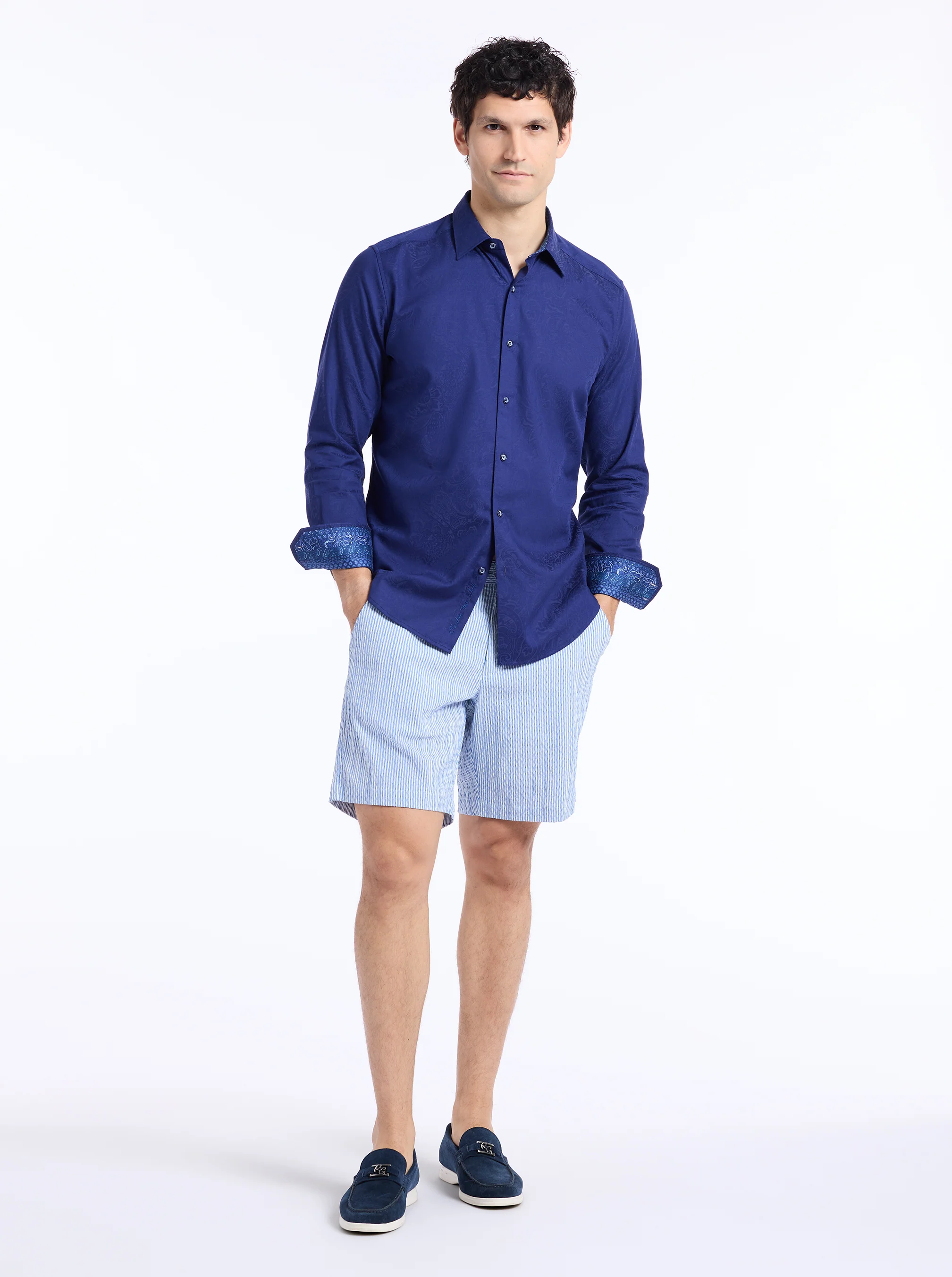 HUDSON LONG SLEEVE BUTTON DOWN SHIRT - Image 7