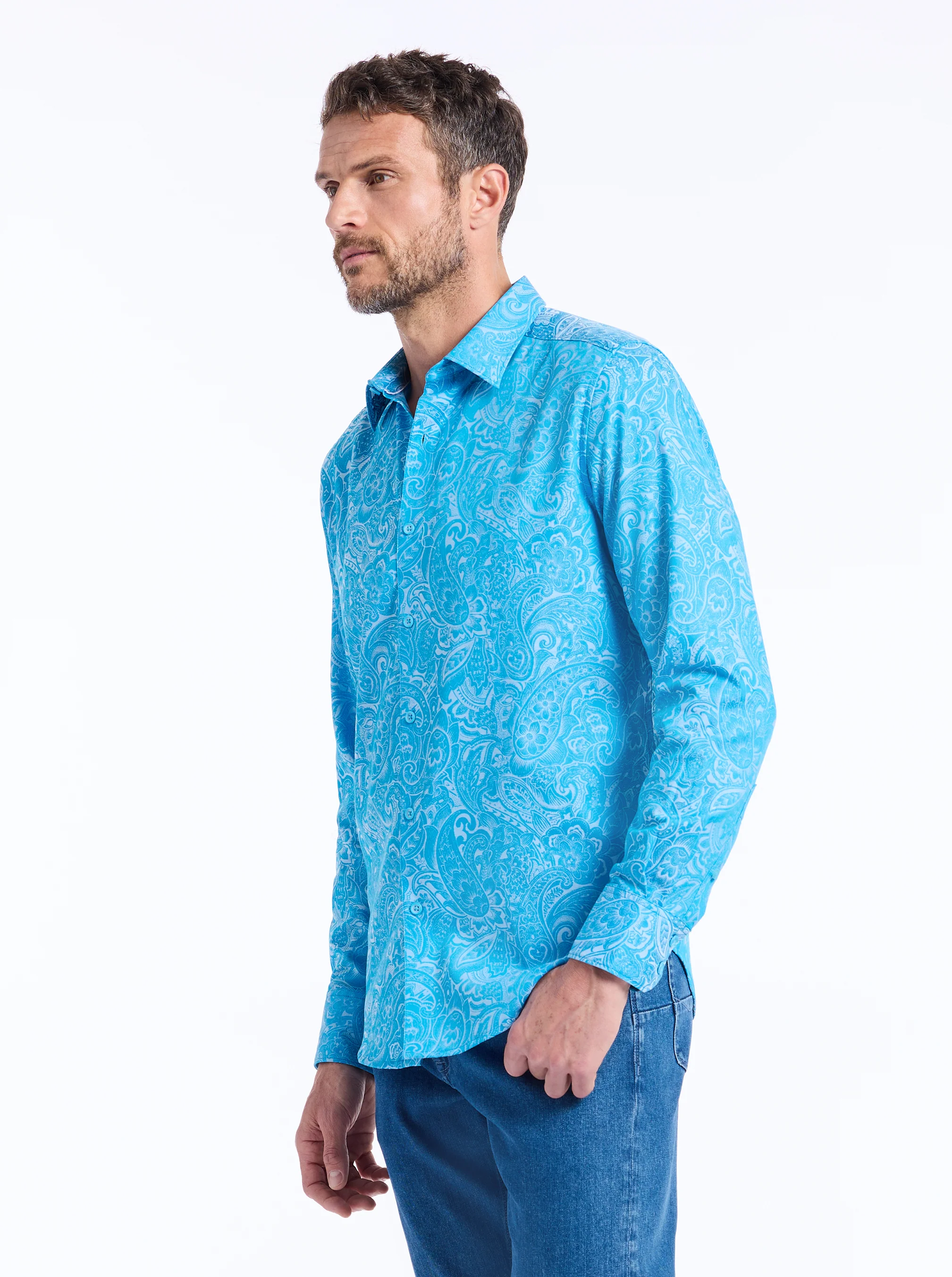HUDSON LONG SLEEVE BUTTON DOWN SHIRT - Image 6