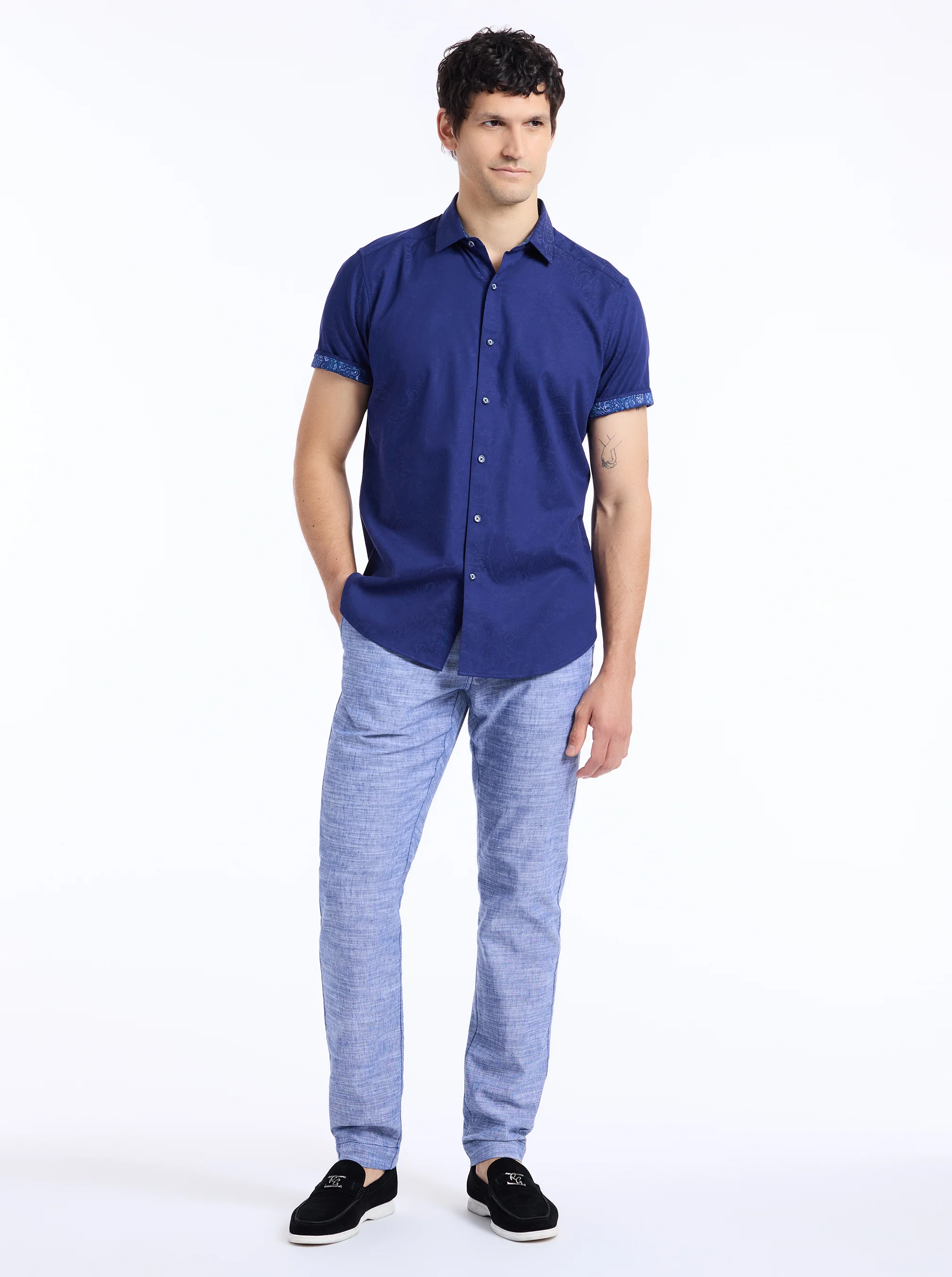 HUDSON SHORT SLEEVE BUTTON DOWN SHIRT - Image 7