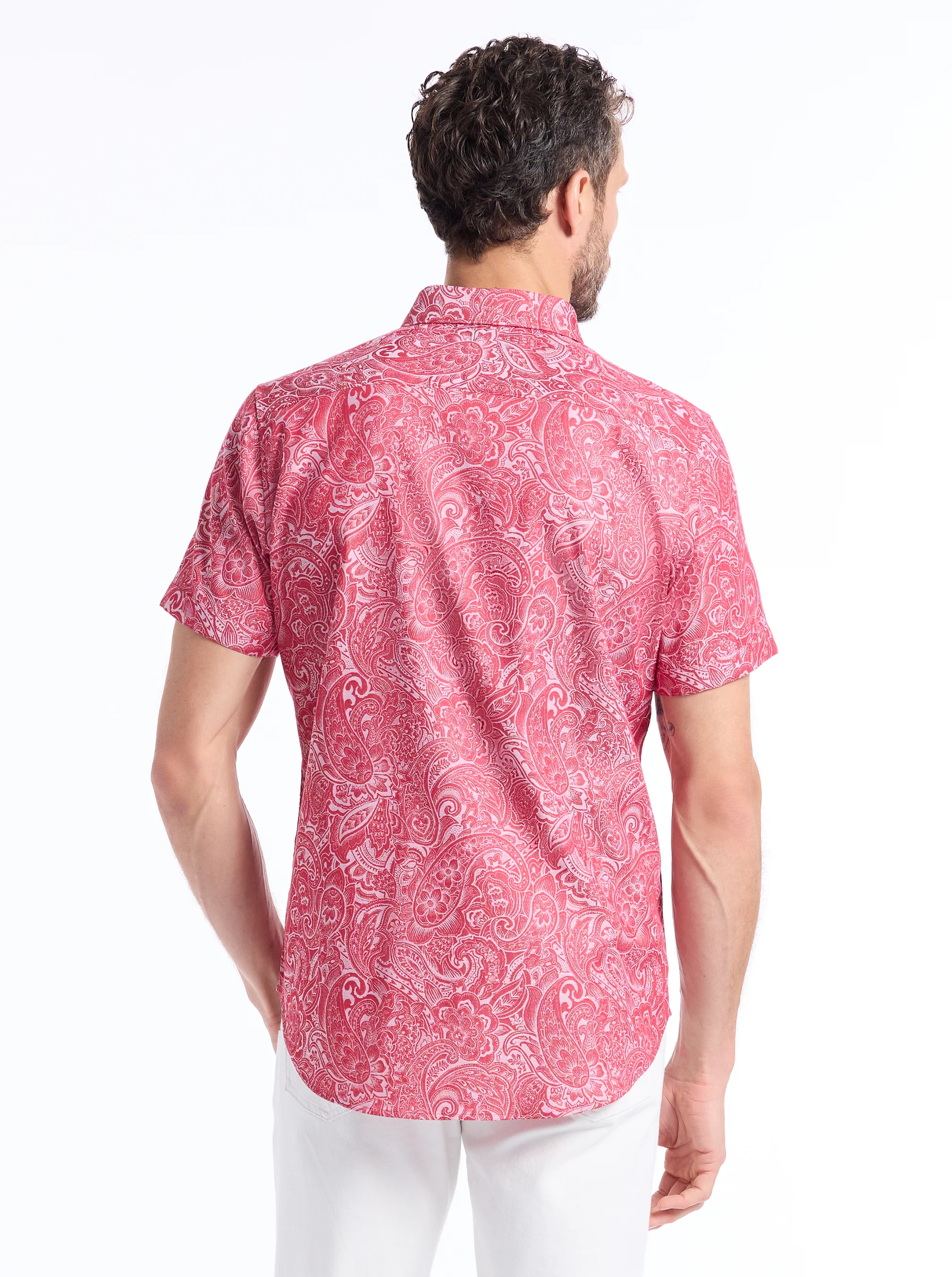 HUDSON SHORT SLEEVE BUTTON DOWN SHIRT - Image 8