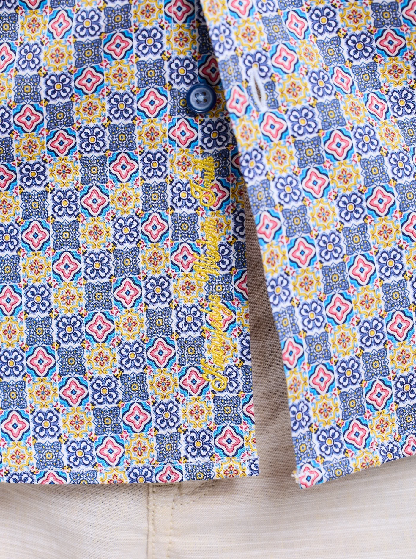 KINLOCH SHORT SLEEVE BUTTON DOWN SHIRT - Image 3