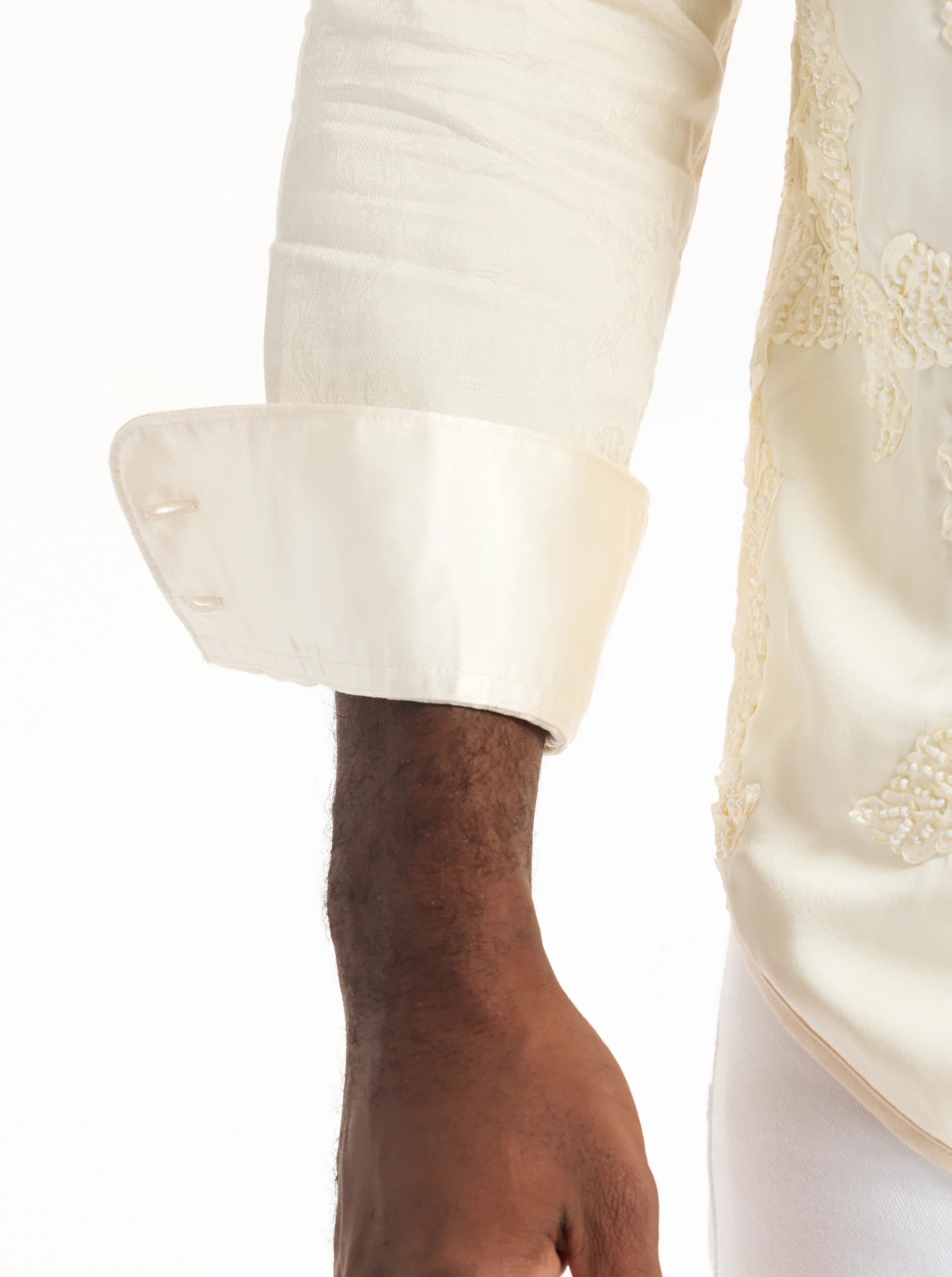 LIMITED EDITION CHAMPAGNE DREAM LONG SLEEVE BUTTON DOWN SHIRT - Image 7