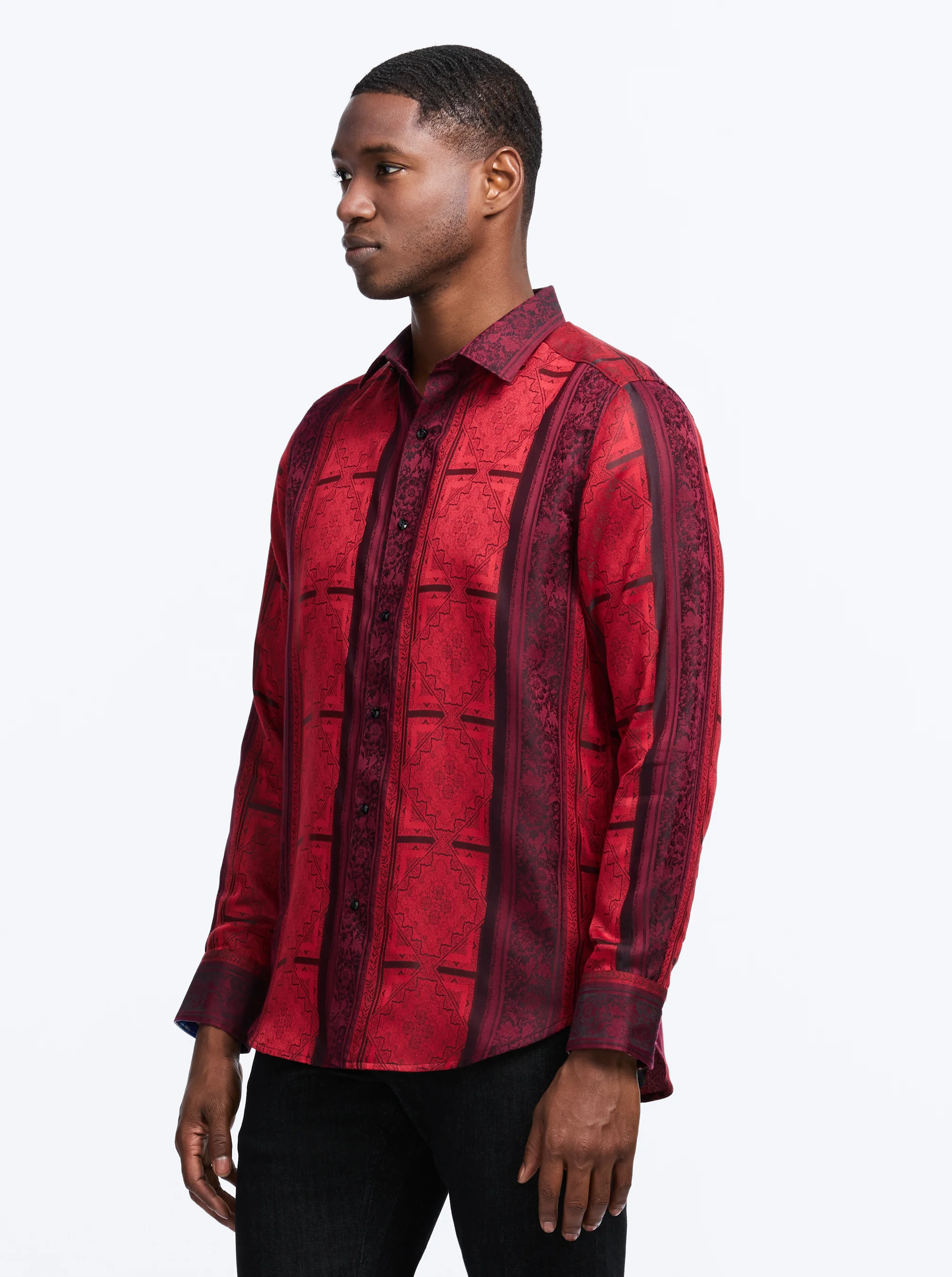 LIMITED EDITION CRIMSON CHEER LONG SLEEVE BUTTON DOWN SHIRT - Image 6
