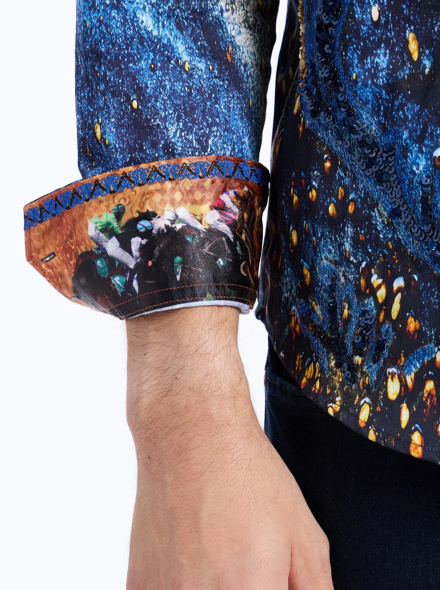 LIMITED EDITION FLEUR DE MARE LONG SLEEVE BUTTON DOWN SHIRT - Image 10