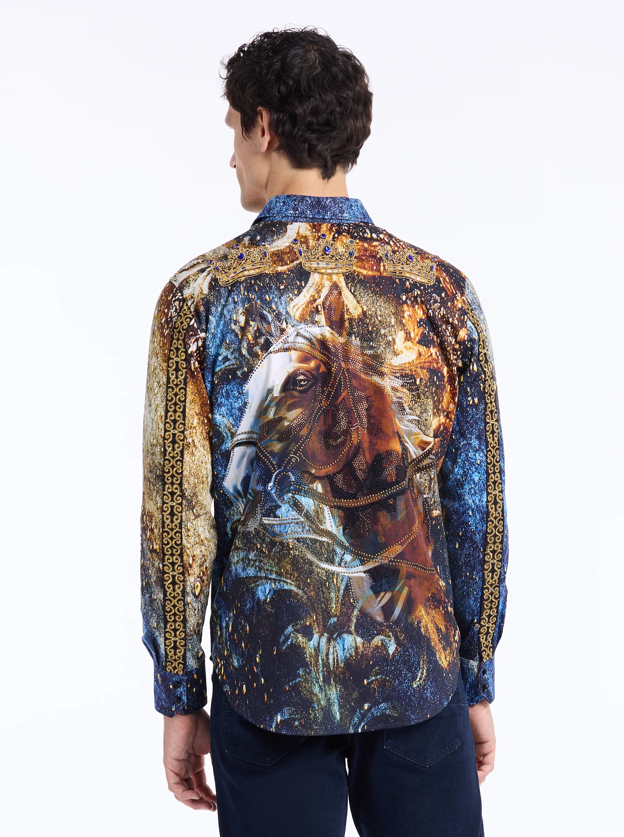 LIMITED EDITION FLEUR DE MARE LONG SLEEVE BUTTON DOWN SHIRT - Image 3