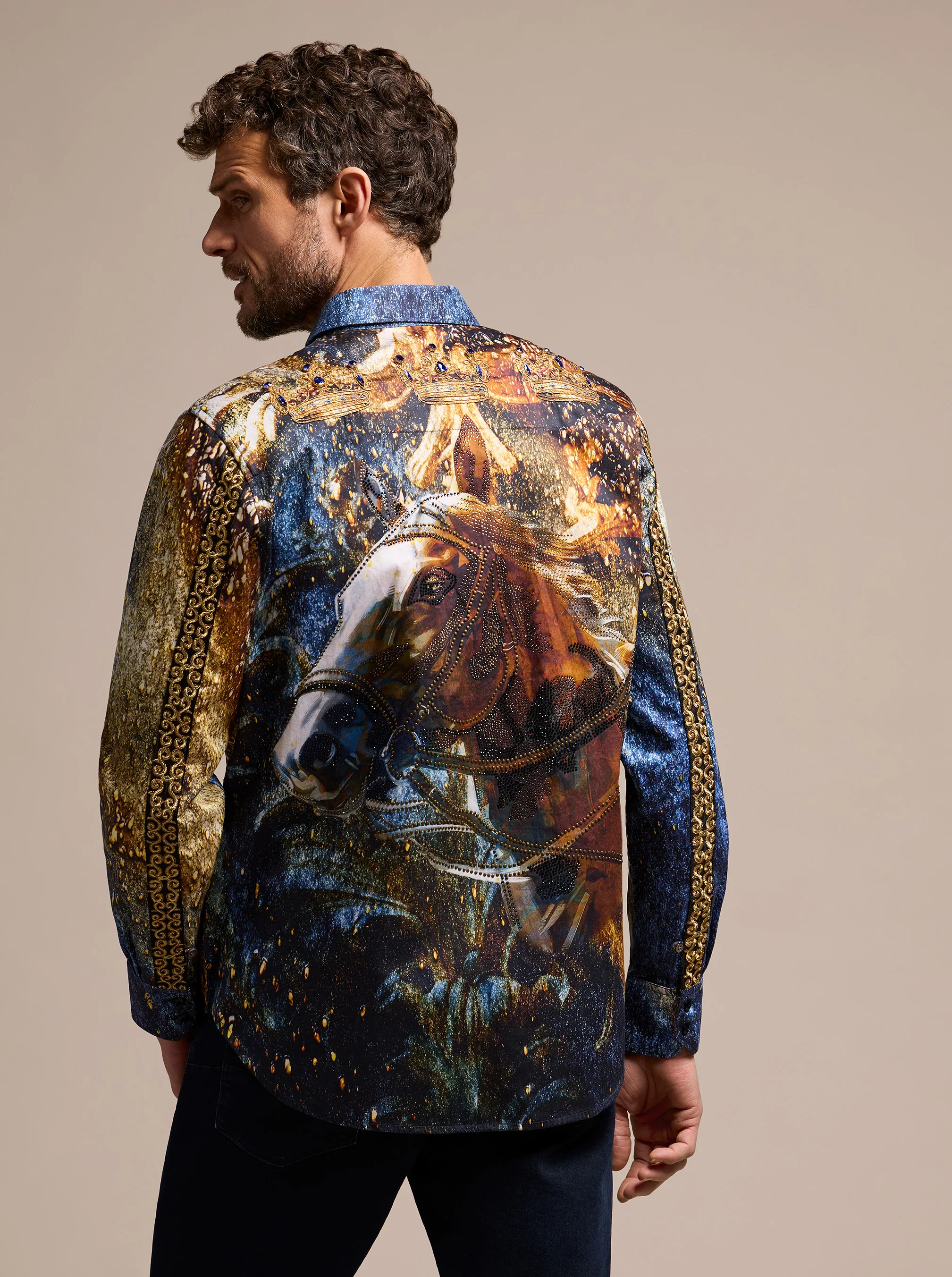 LIMITED EDITION FLEUR DE MARE LONG SLEEVE BUTTON DOWN SHIRT - Image 4