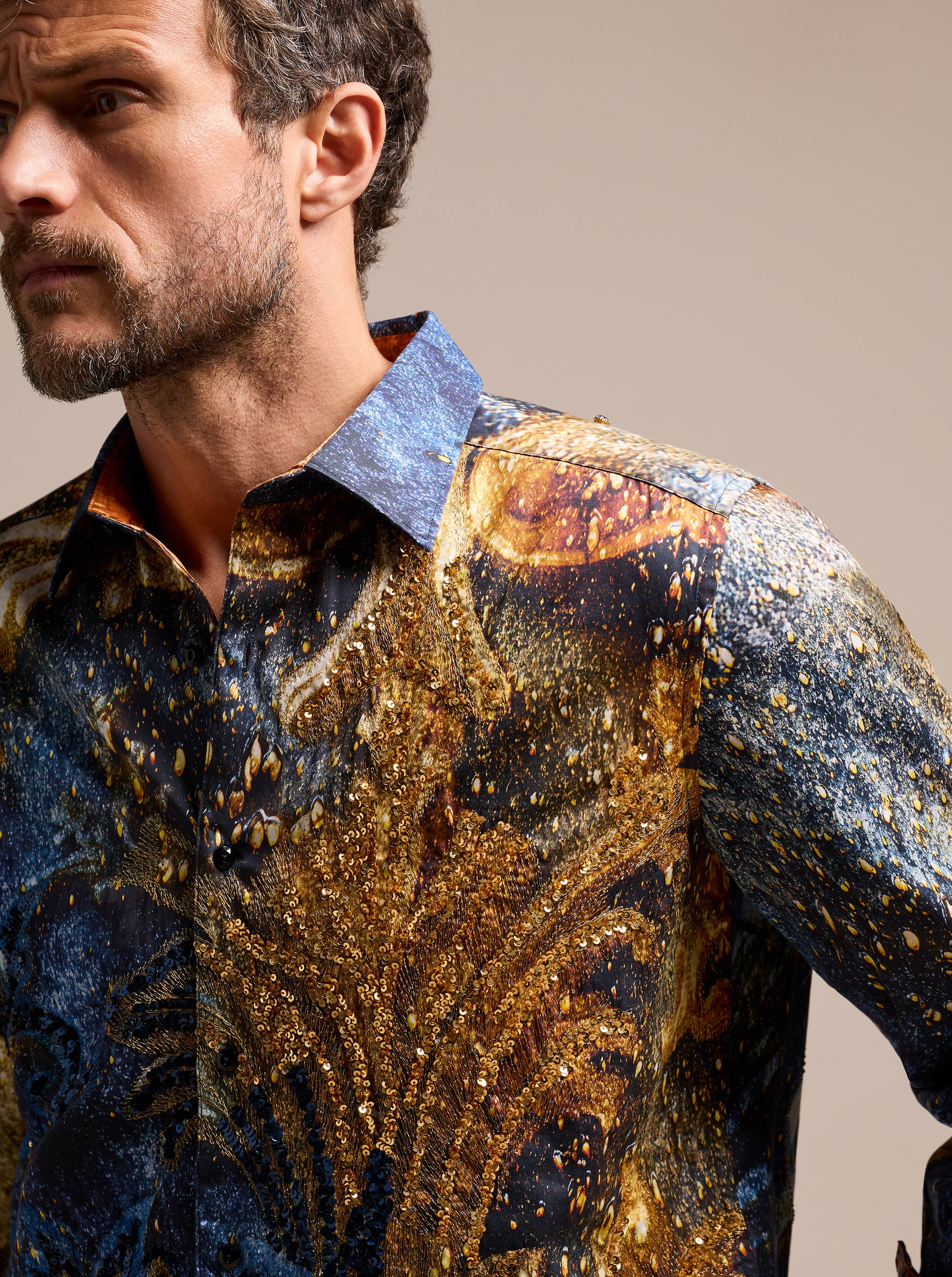 LIMITED EDITION FLEUR DE MARE LONG SLEEVE BUTTON DOWN SHIRT - Image 6
