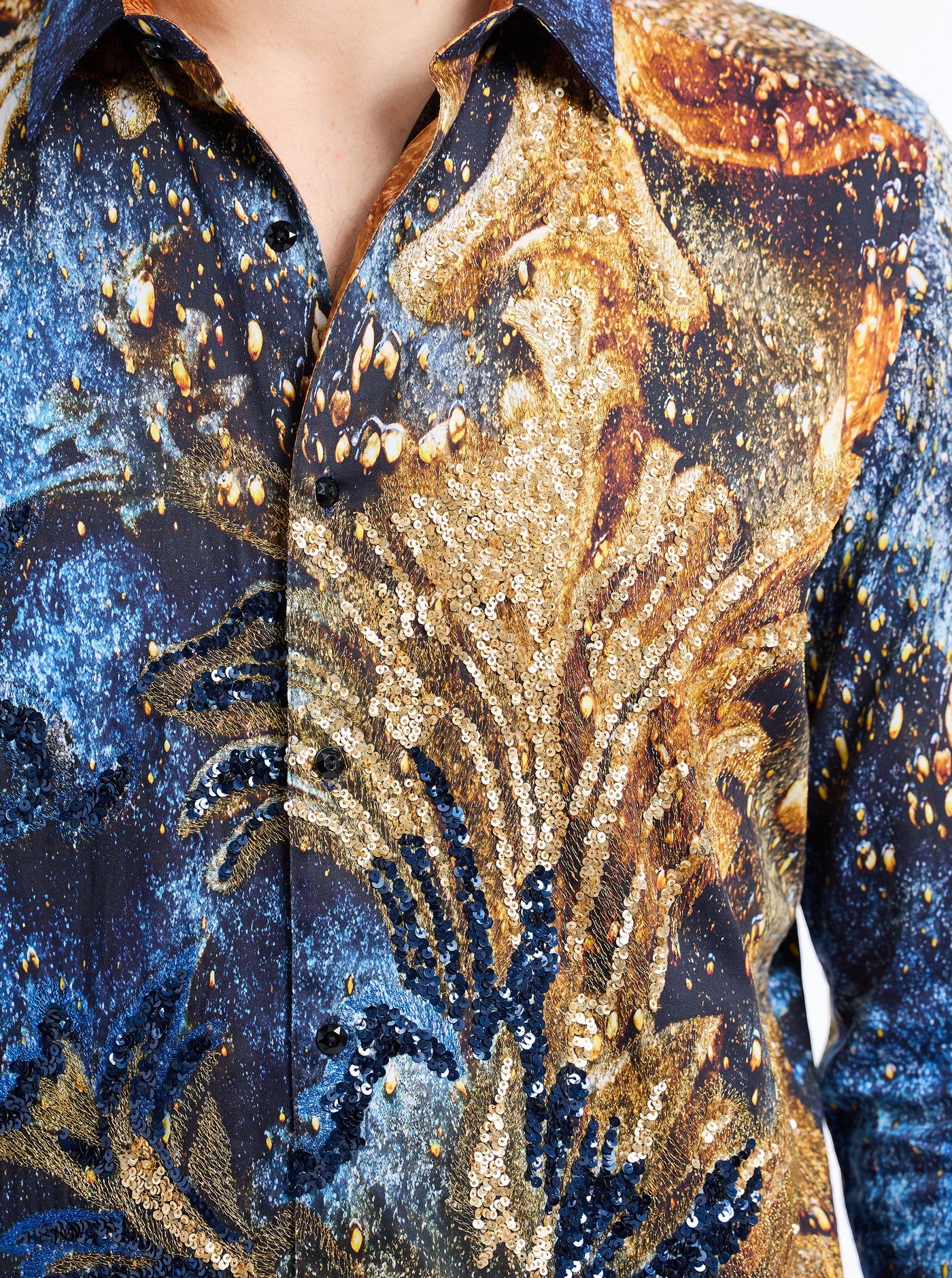 LIMITED EDITION FLEUR DE MARE LONG SLEEVE BUTTON DOWN SHIRT - Image 8