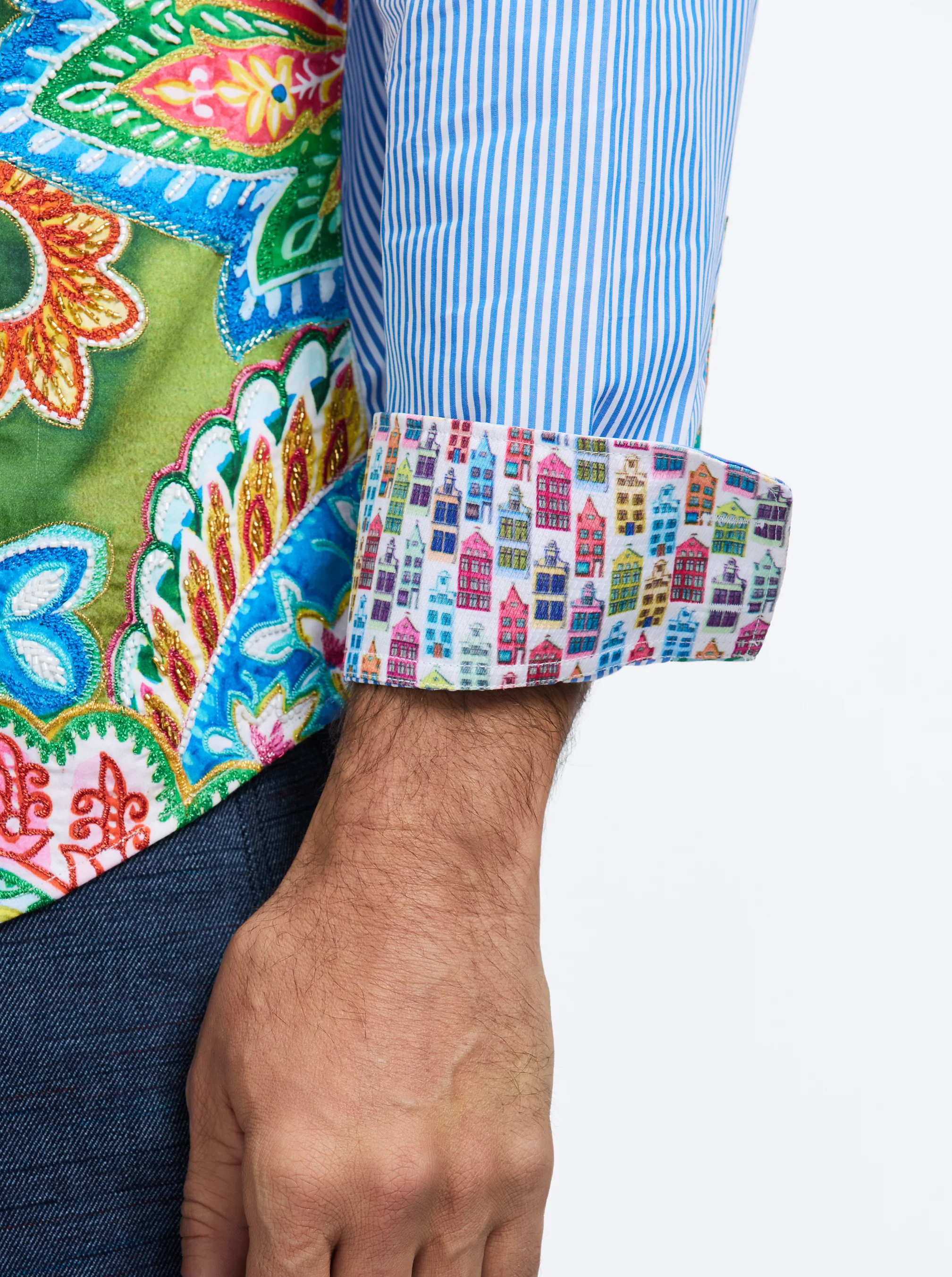 LIMITED EDITION KALEIDESCOPE LONG SLEEVE BUTTON DOWN - Image 3