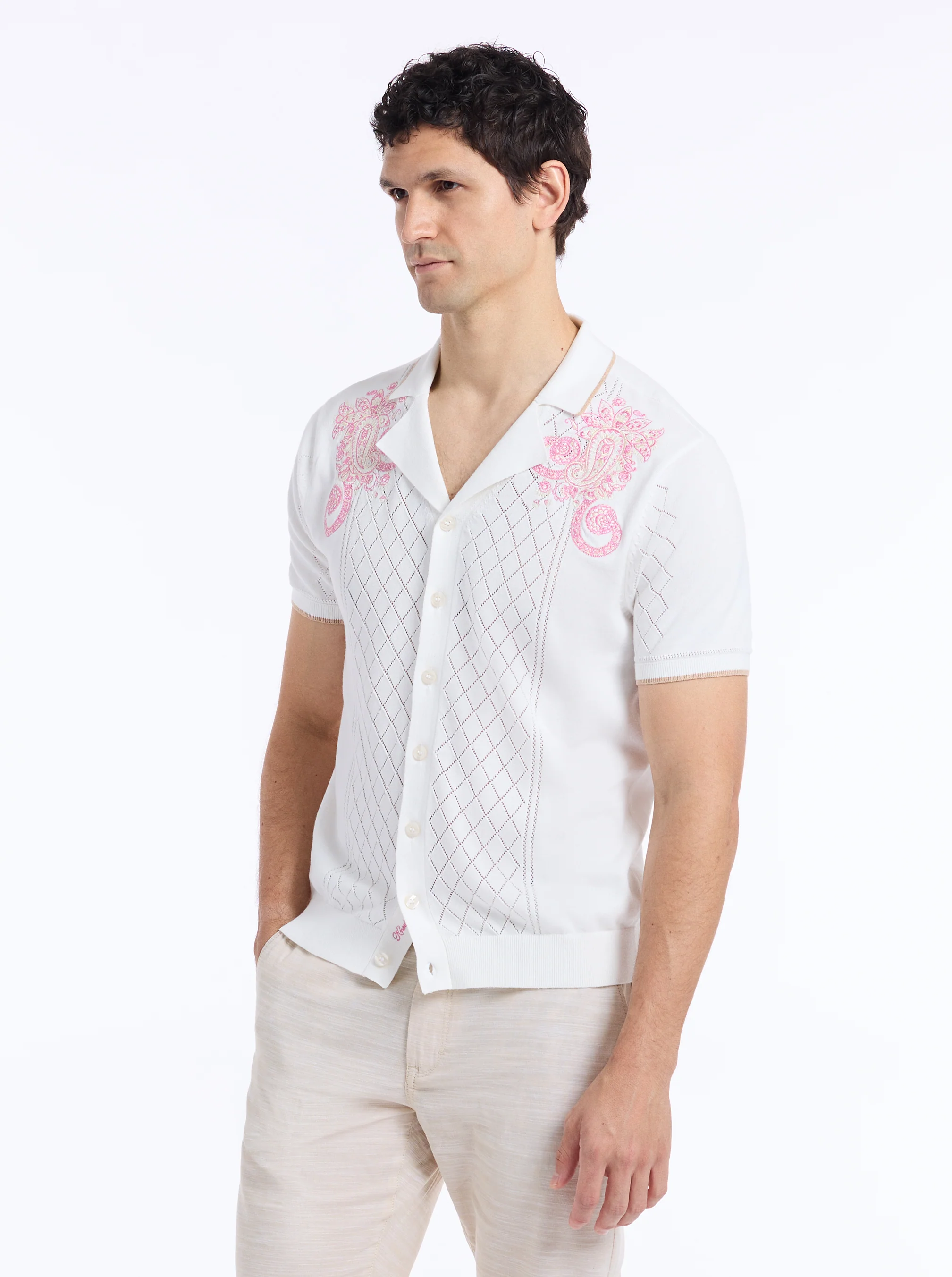 LIMITED EDITION OPULENT PAISLEY SHORT SLEEVE SWEATER - Image 6