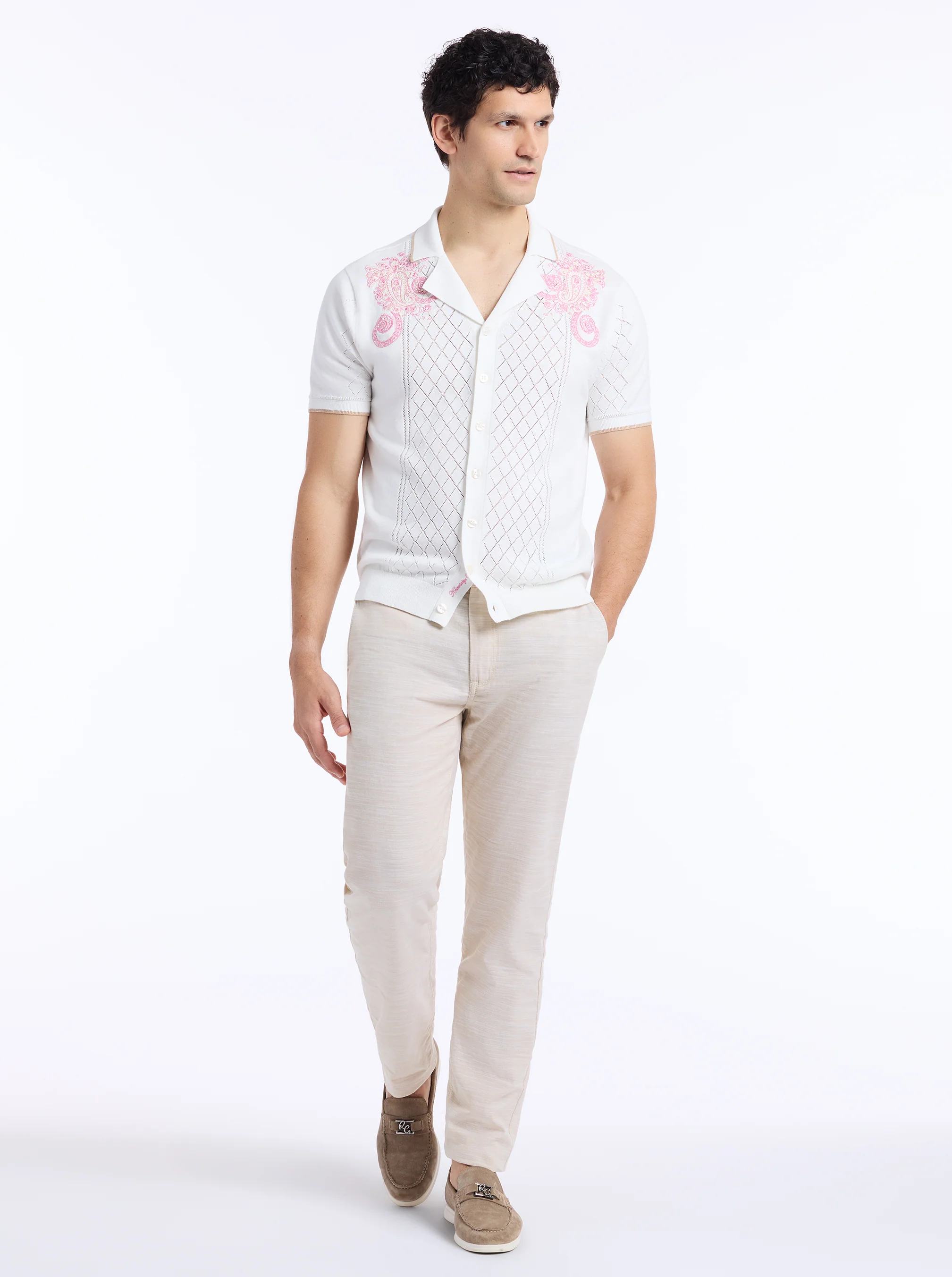 LIMITED EDITION OPULENT PAISLEY SHORT SLEEVE SWEATER - Image 8