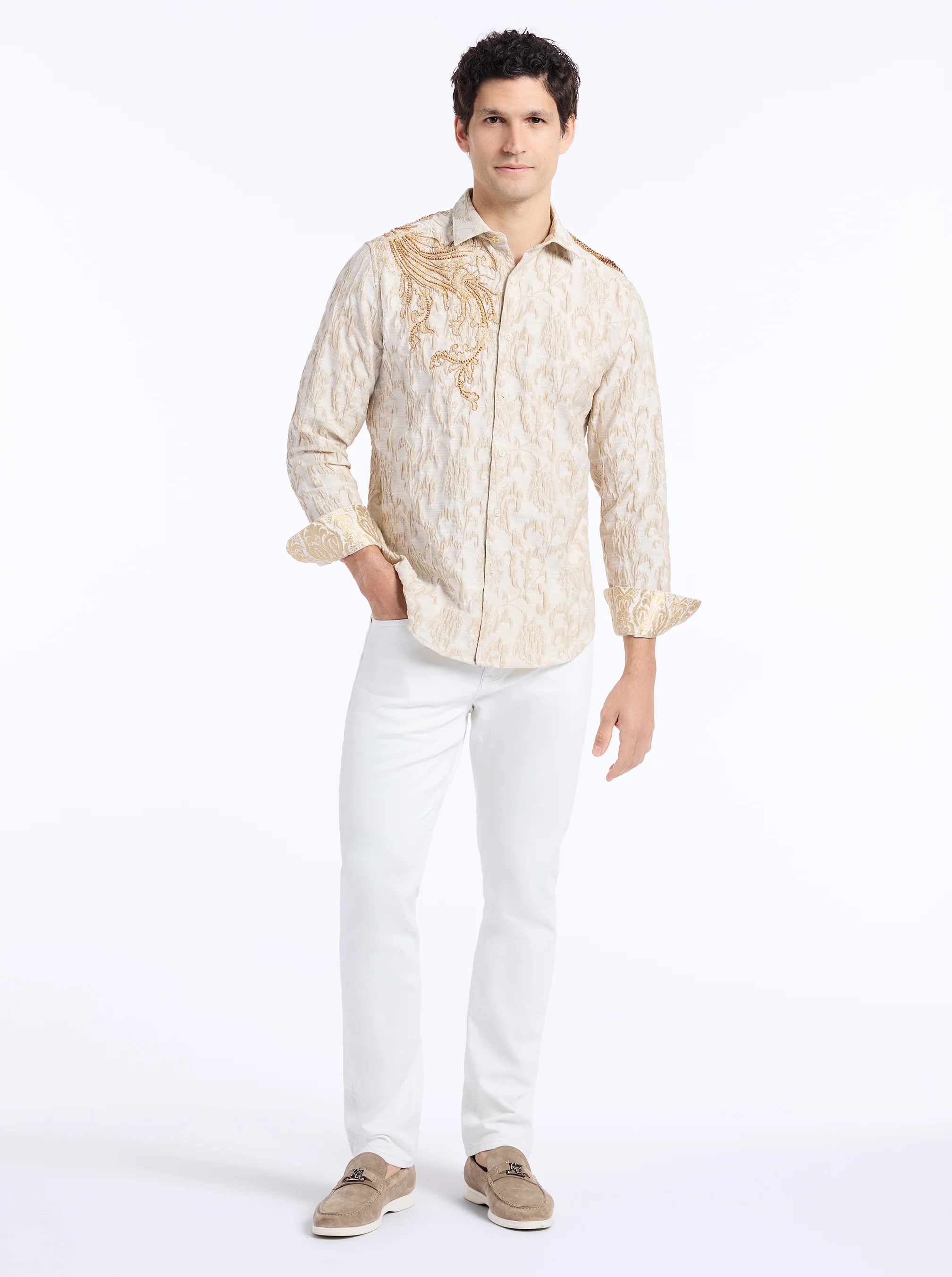 LIMITED EDITION PURE CONFIDENCE LONG SLEEVE BUTTON DOWN SHIRT TALL - Image 10